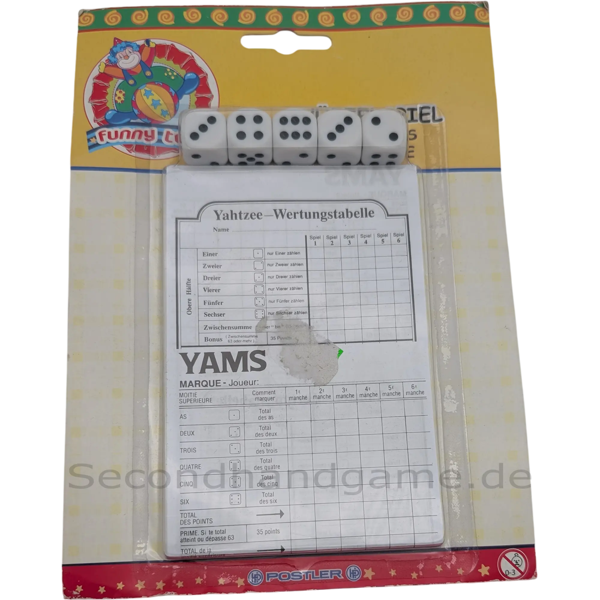 Yahtzee Würfelspiel