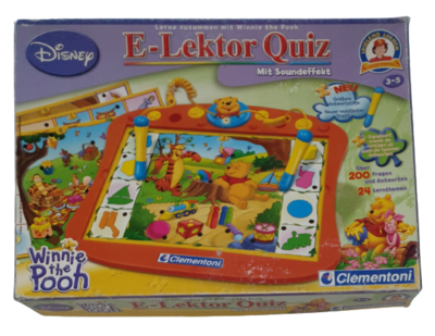 Clementoni Disney Winnie the Pooh E-Lektor Quiz
