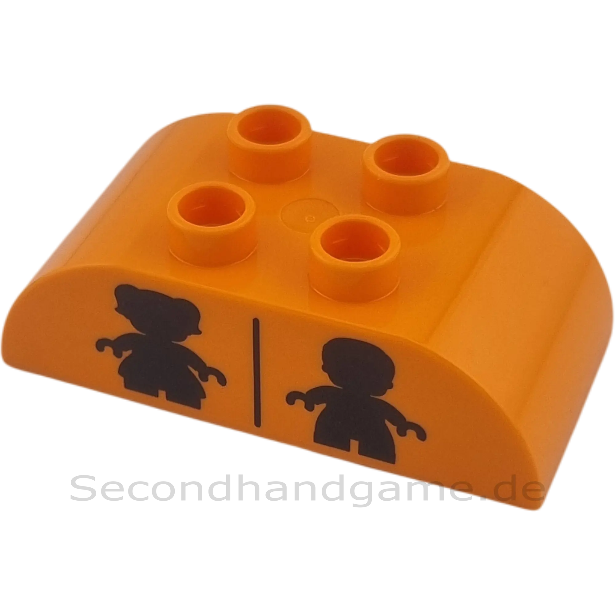 Lego Duplo 2x4 Dachstein 98223 Orange mit Junge und Mädchen