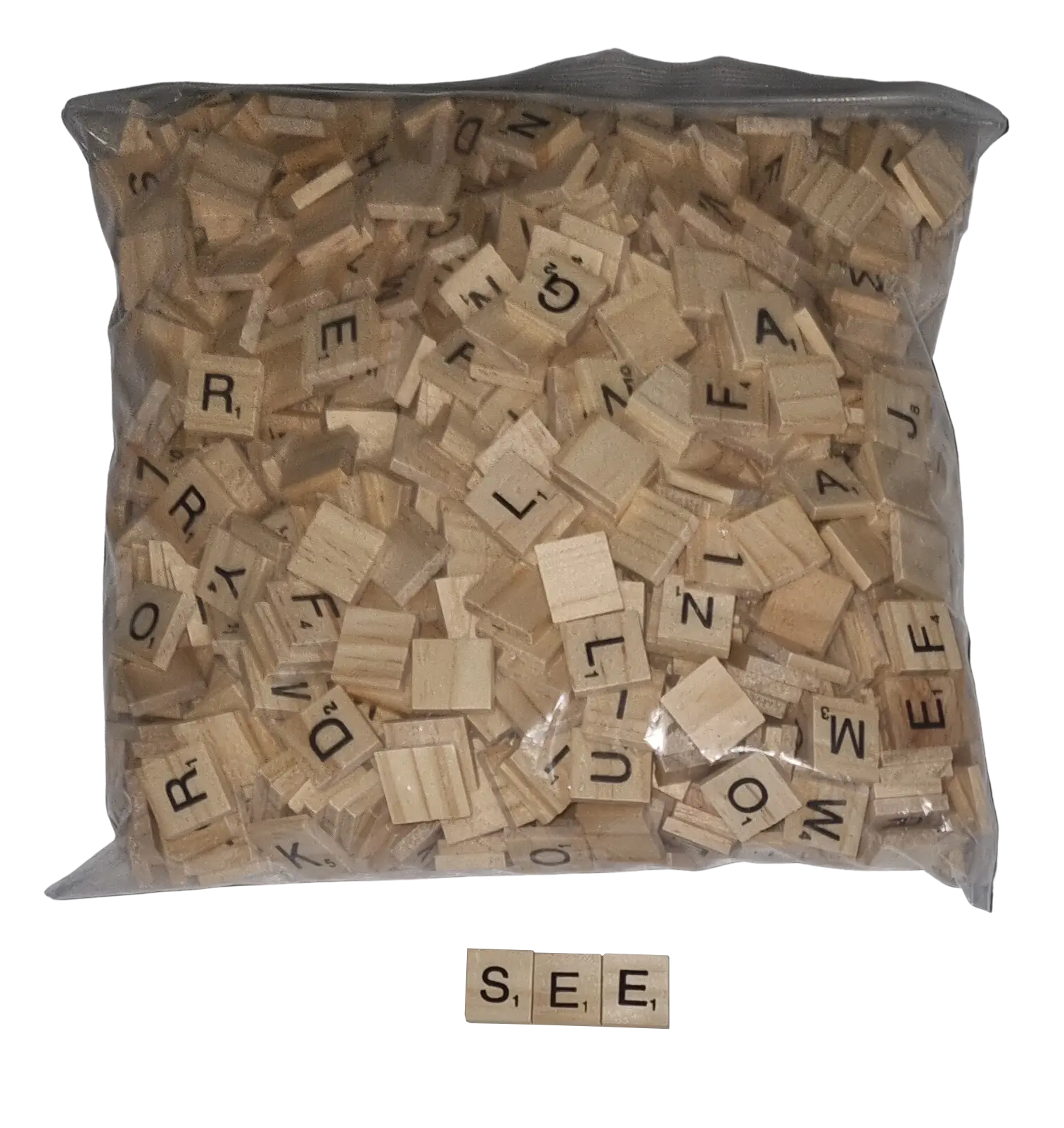 Scrabble Ersatzbuchstaben A-Z Holz