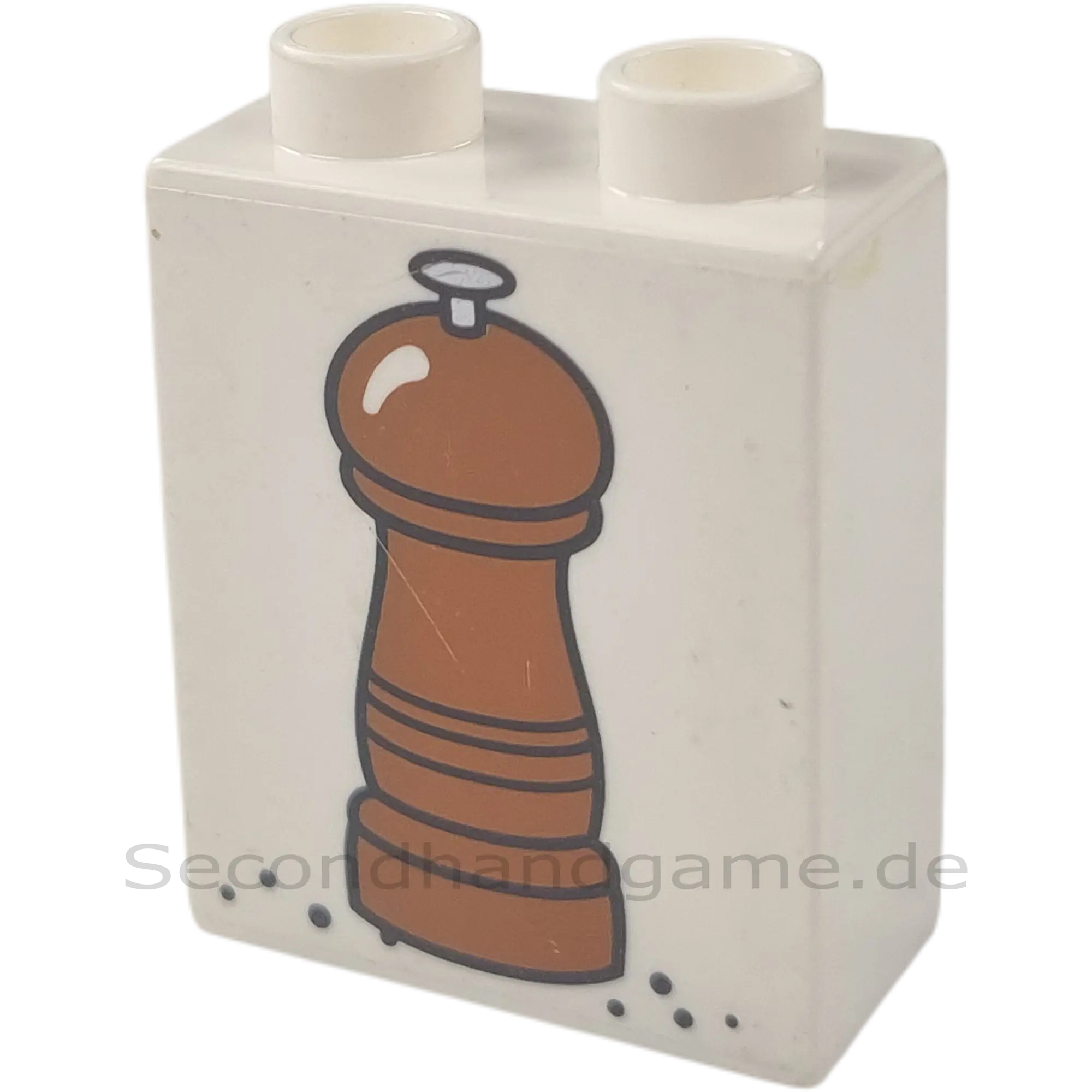 Lego Duplo 4066 Stein 1x2x2 Weiß Pfeffermühle