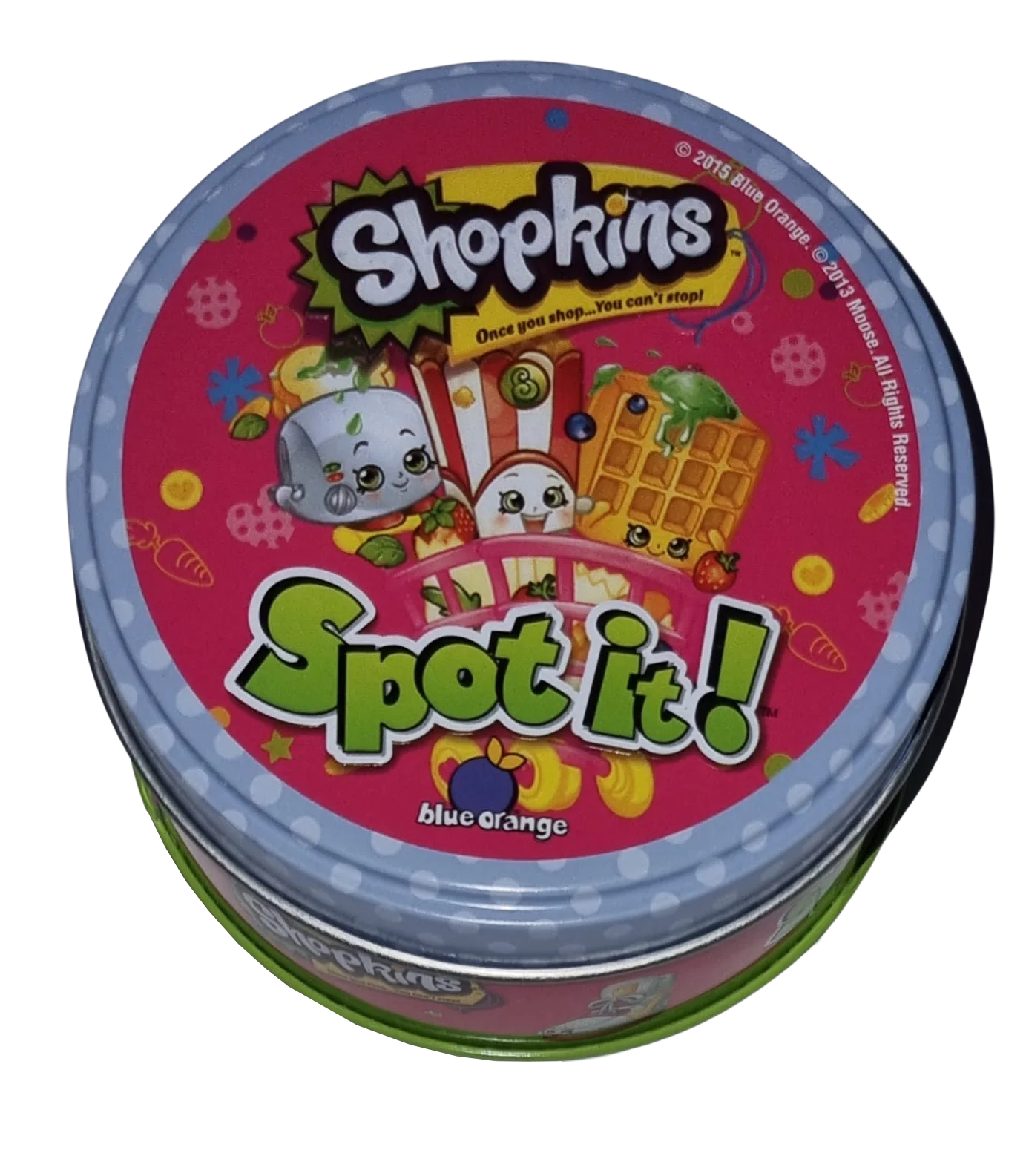Blue Orange Spot it! Shopkins
