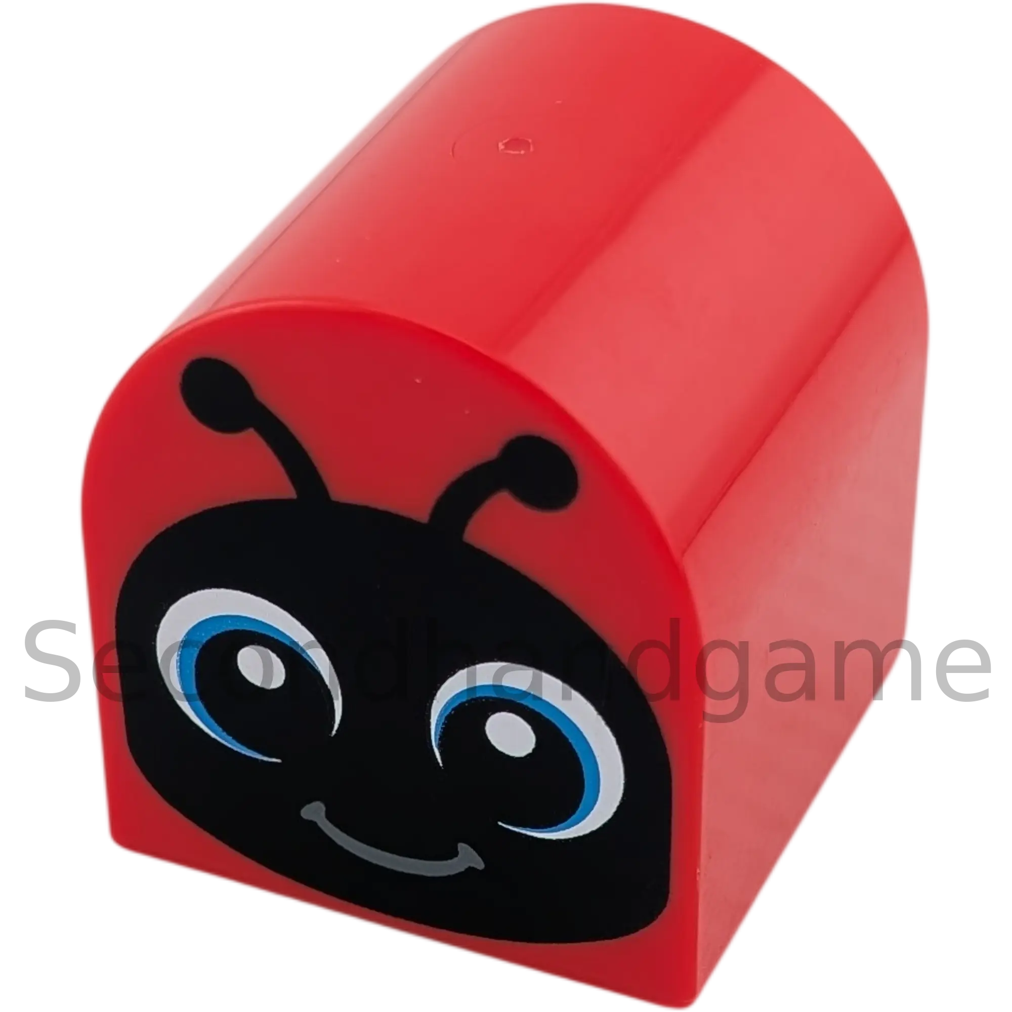 Lego Duplo 3664 Rundstein 2x2x2 Rot mit Marienkäferkopf