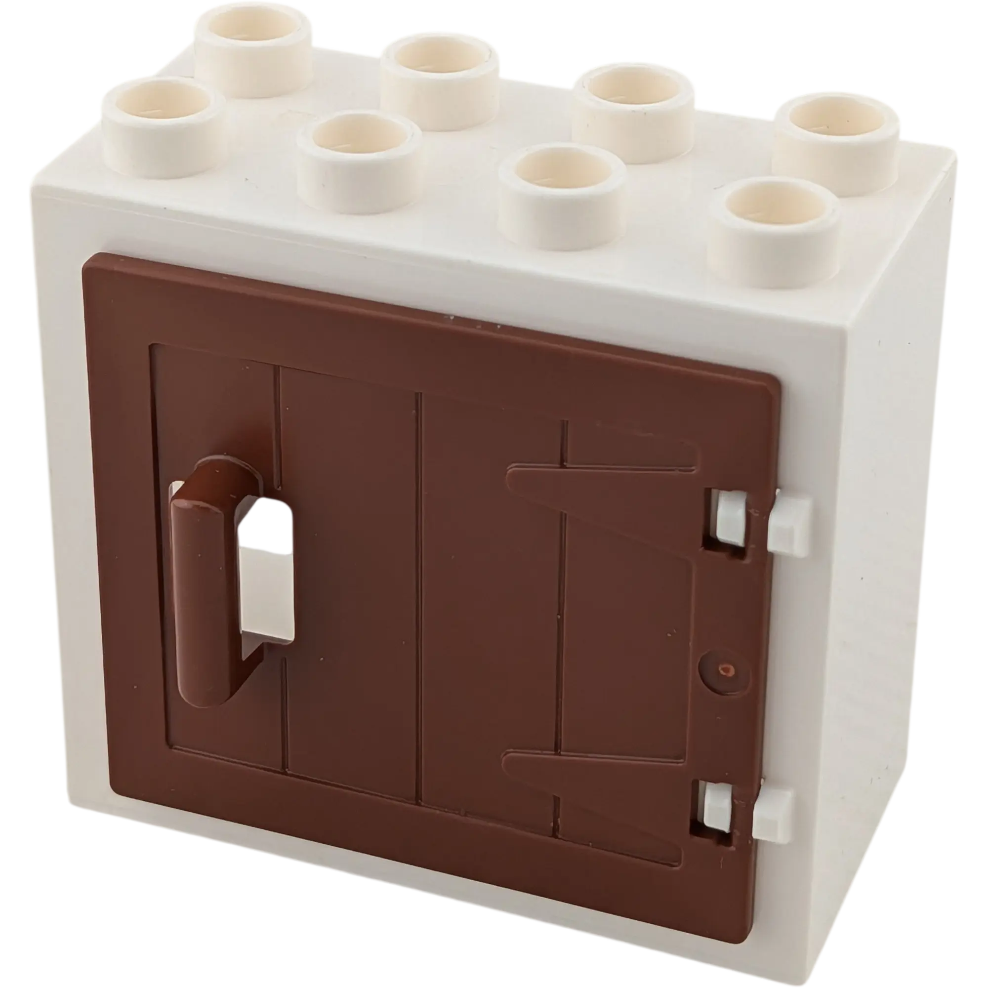 Lego Duplo 61649 Schrank Weiß mit dunkelbrauner Tür