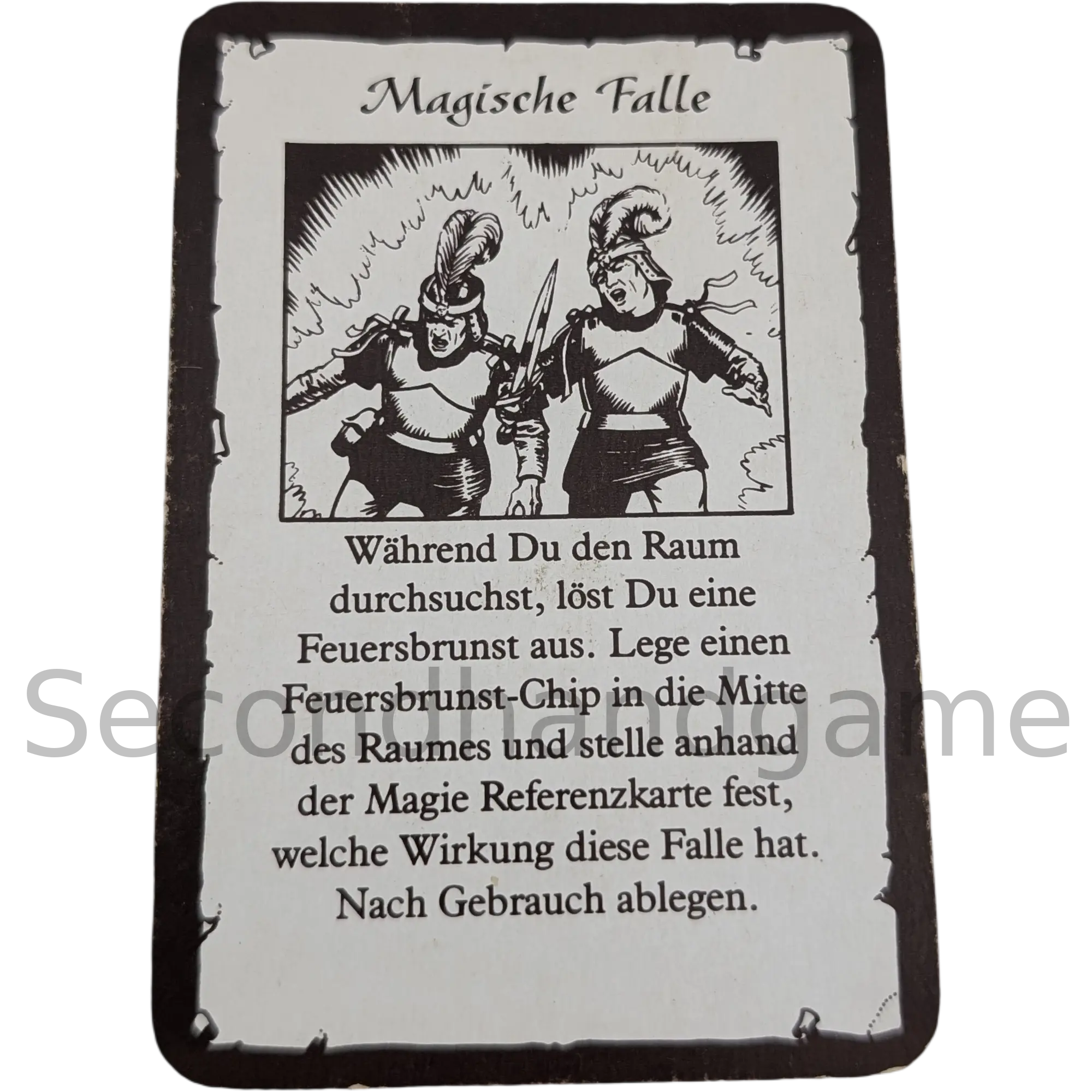 MB Hero Quest Master Schatzkarte Magische Falle