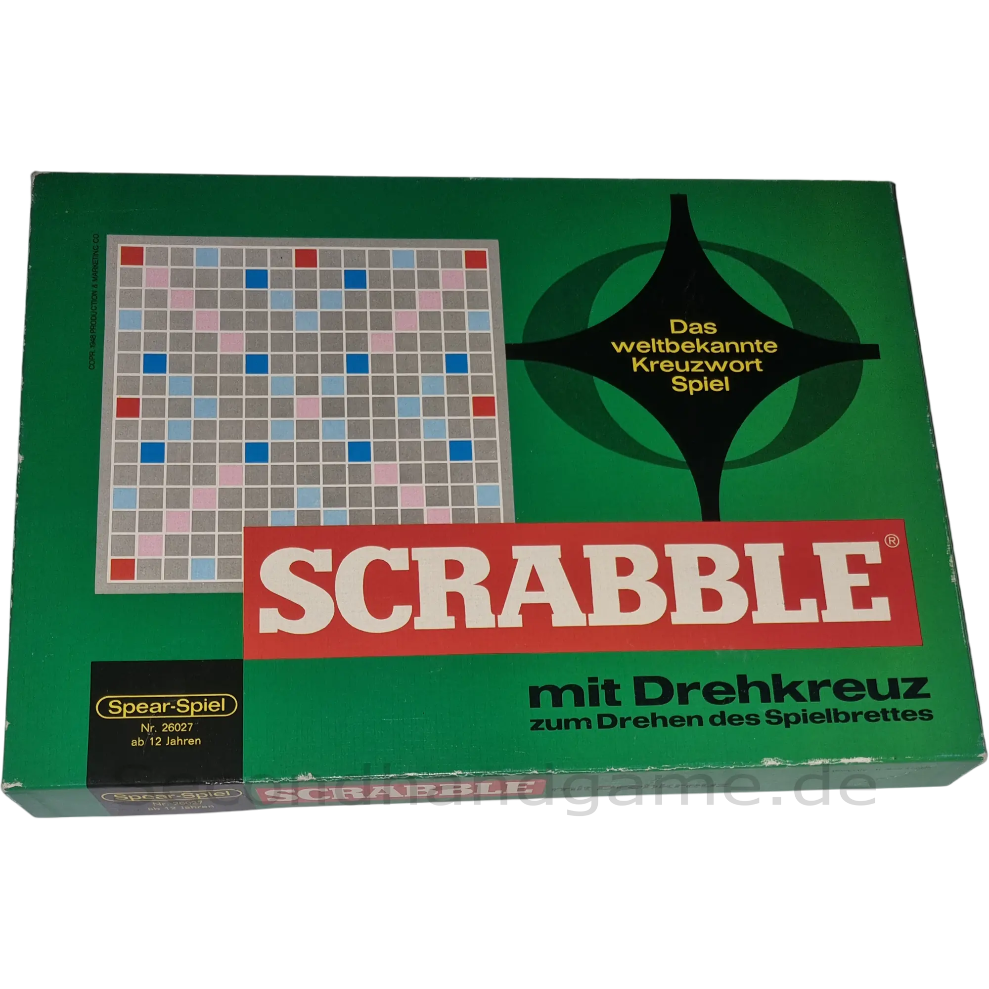 Spear-Spiele Scrabble Holz 26027 mit Drehkreuz
