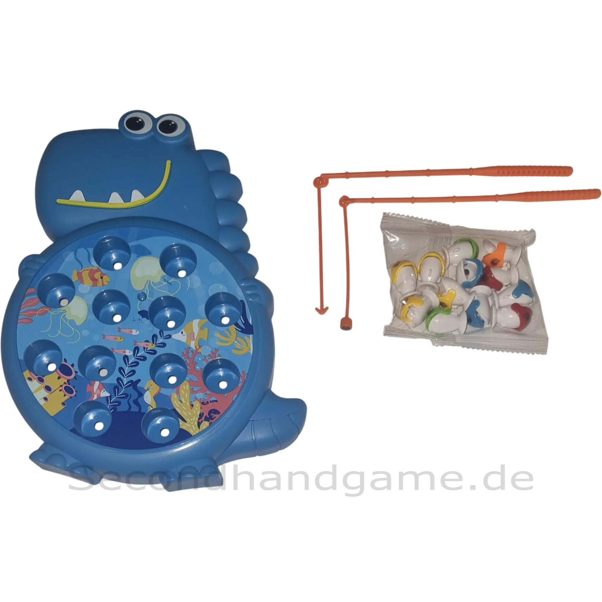 Fische Angelspiel Drache Blau ab 2 Jahren