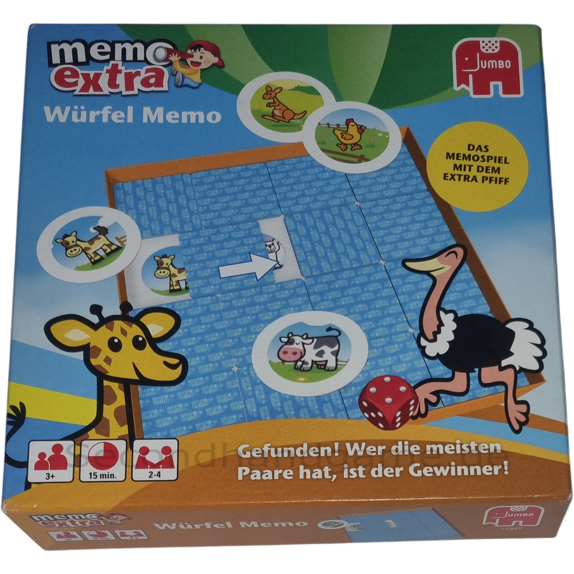 Jumbo Memo extra Würfel Memo