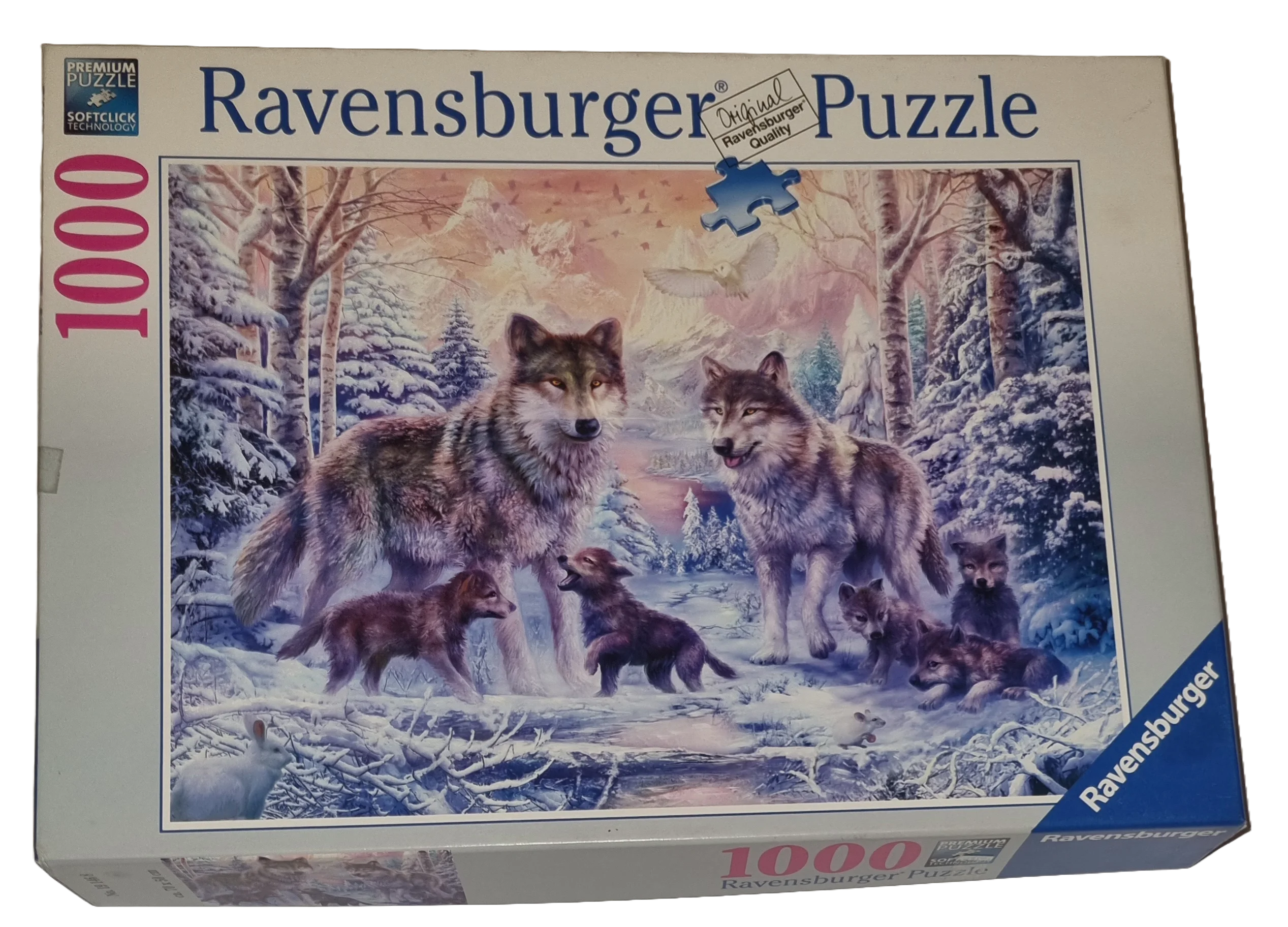 Ravensburger Premium softclick Puzzle 1000 Teile 191468 Arktische Wölfe