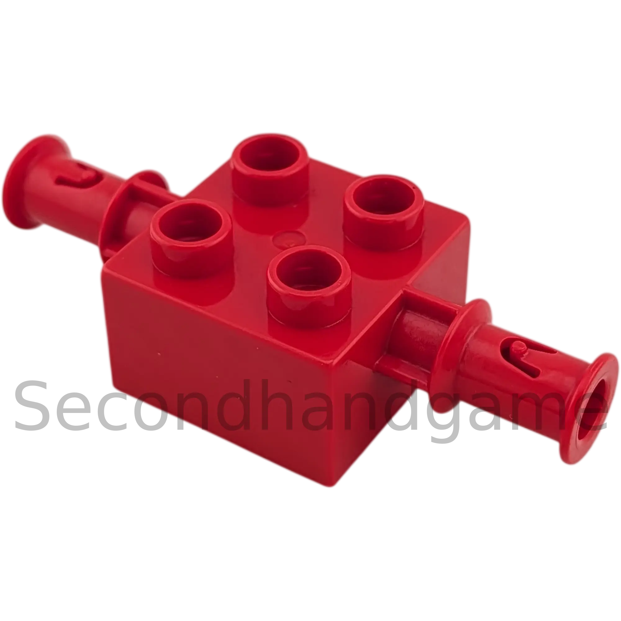 Lego Duplo 40637 Stein Gelb mit Arm rechts und links Noppe Pin beidseitig