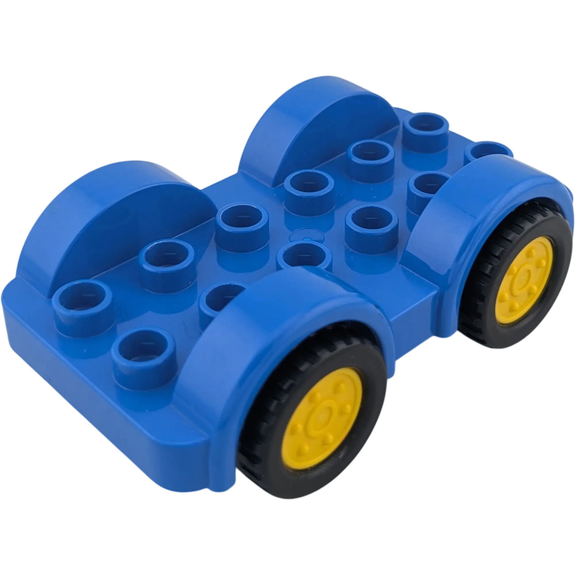 Lego Duplo 11841 Auto Dunkelblau Schwarz Gelbe Räder Unterteil Fahrzeug