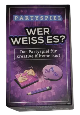 Partyspiel Wer weiss es?