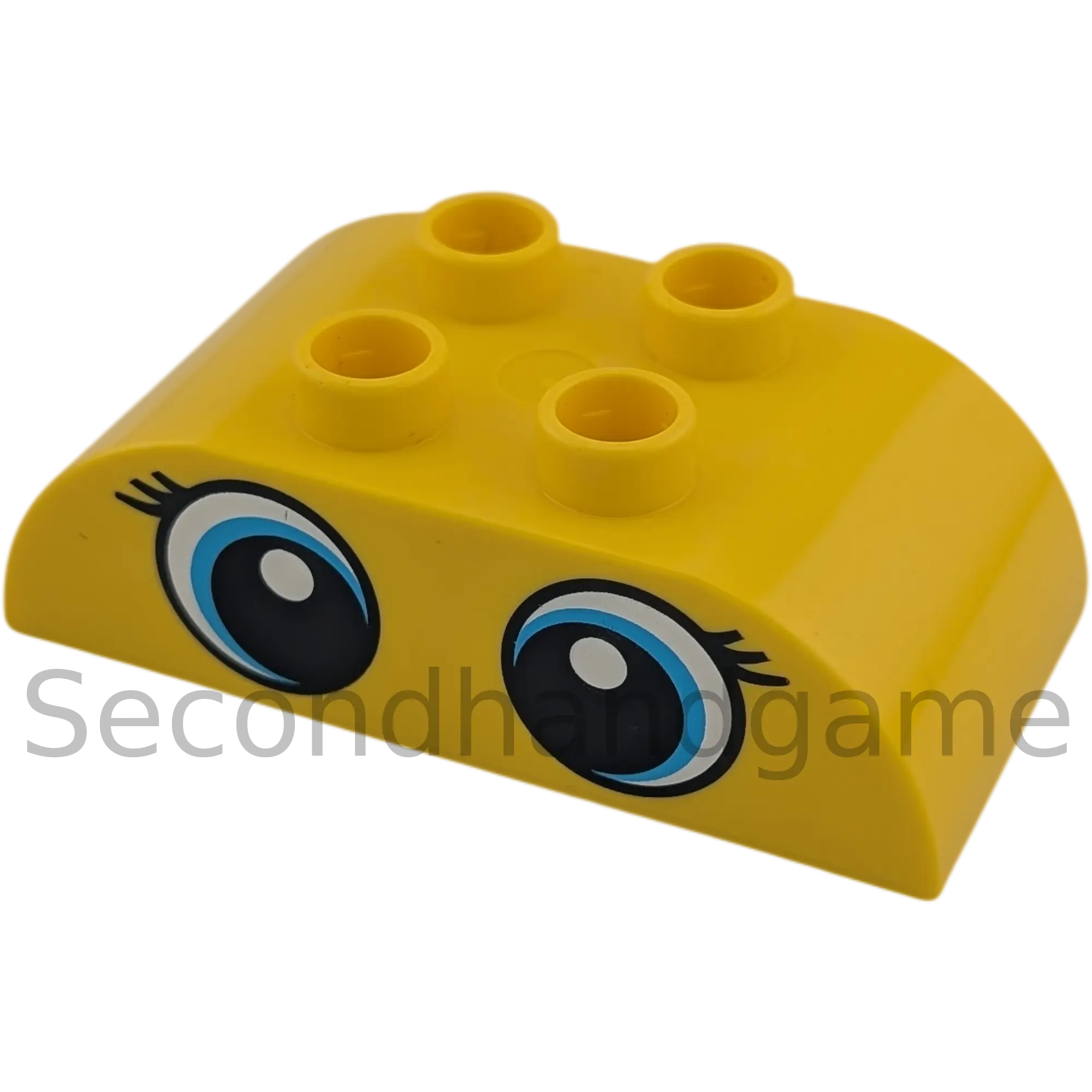 Lego Duplo 2x4 Dachstein 98223 Gelb mit zwei Augen und Wimpern