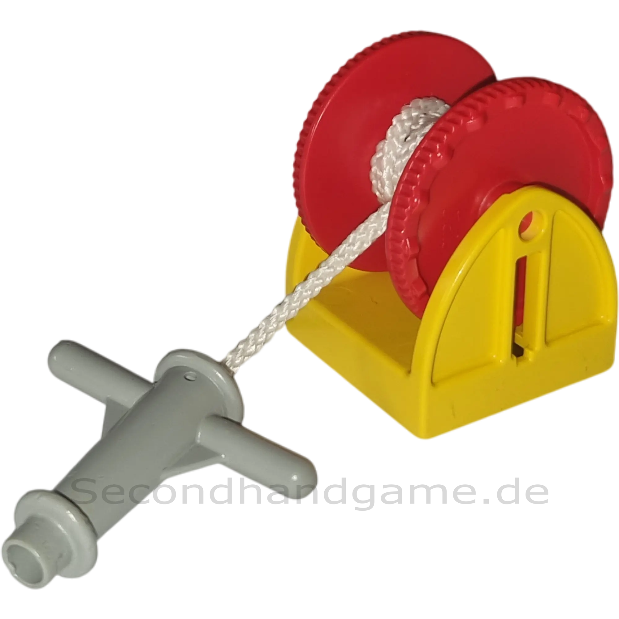 Lego Duplo 4654 Kran Seilwinde mit Feuerwehrschlauch Gelb Rot