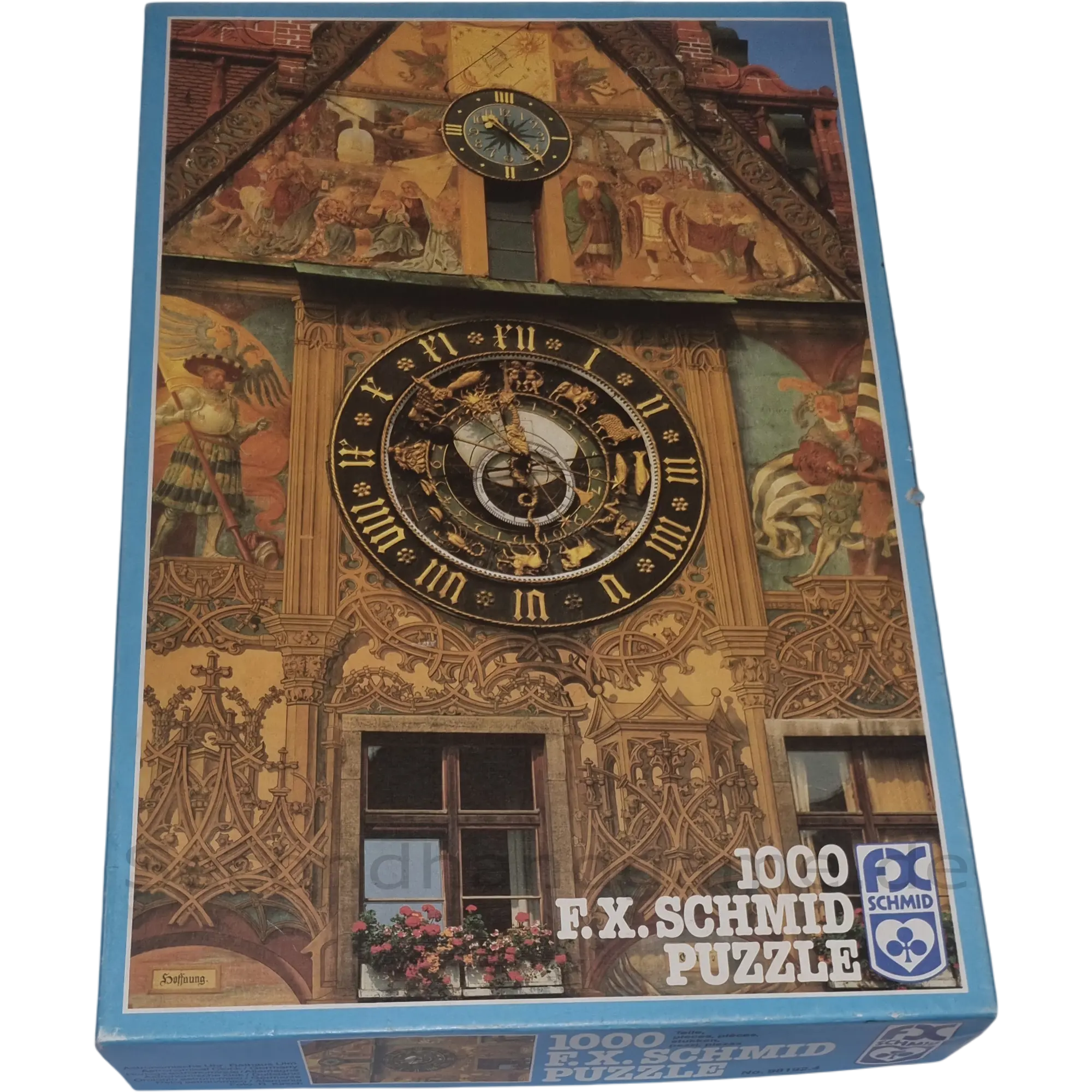 Fx Schmid Puzzle 1000 Teile 98192.4 Astronomische Uhr, Rathaus Ulm
