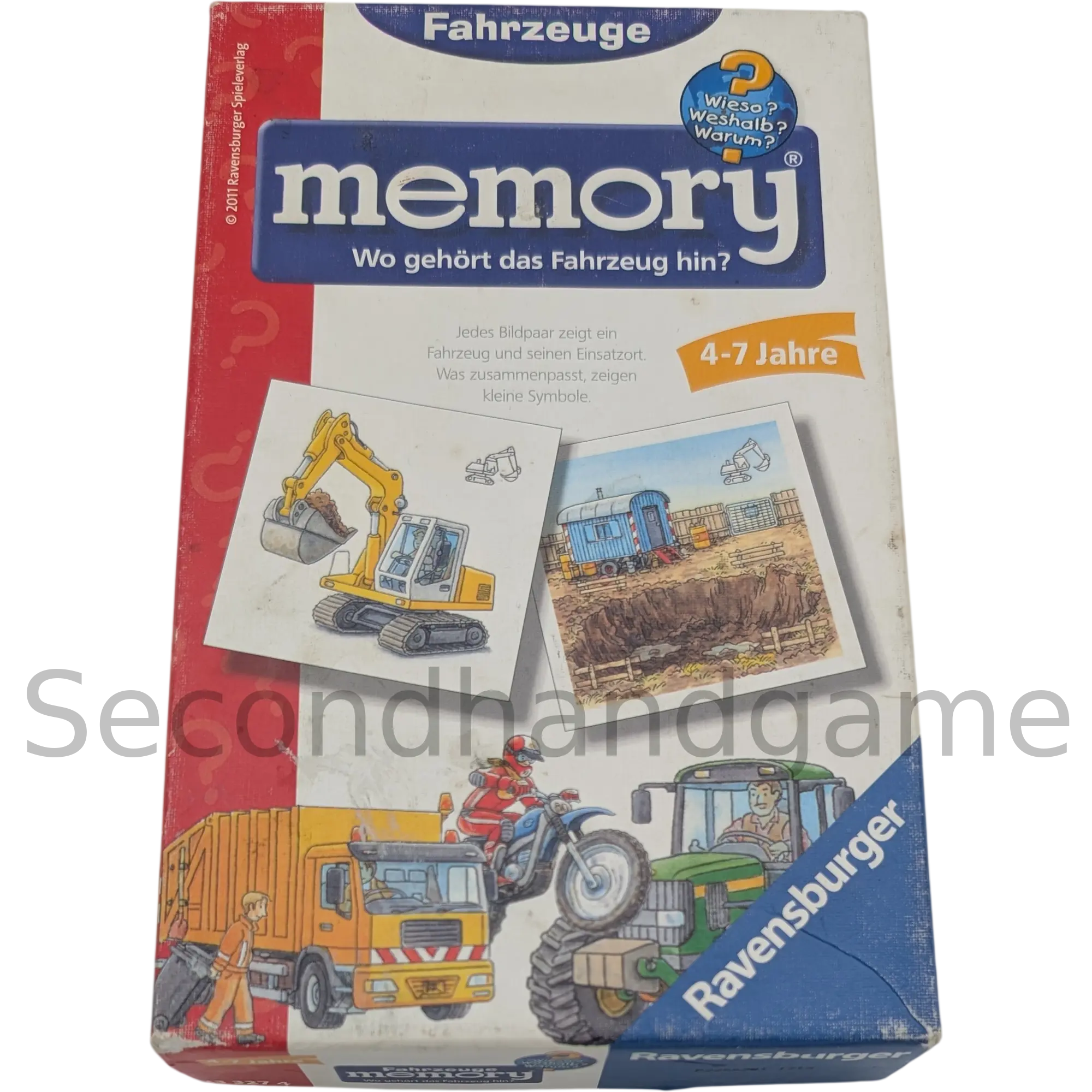 Ravensburger Fahrzeuge Memory 233274 Wieso? Weshalb? Warum?