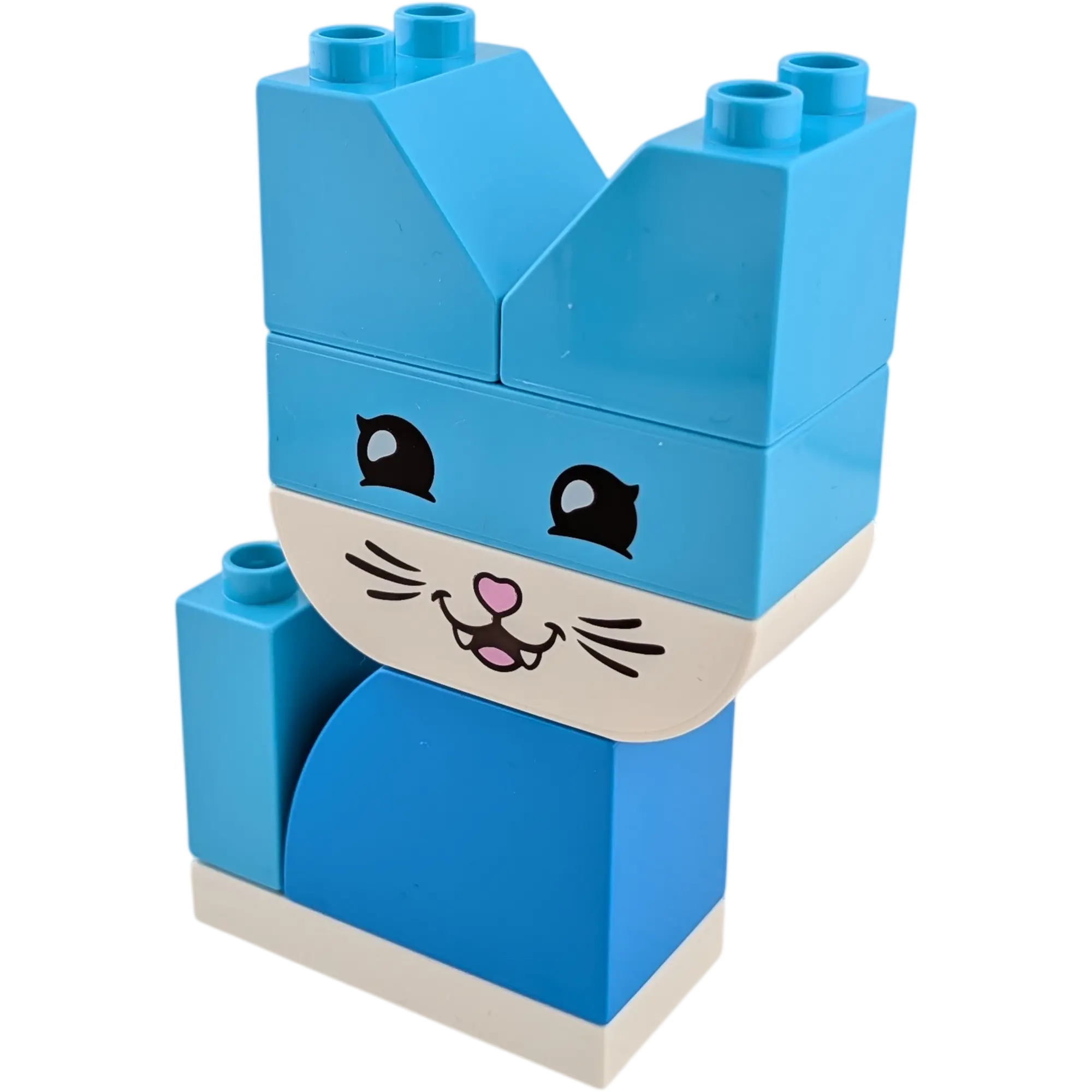 Lego Duplo Katze Blau aus sieben Steinen