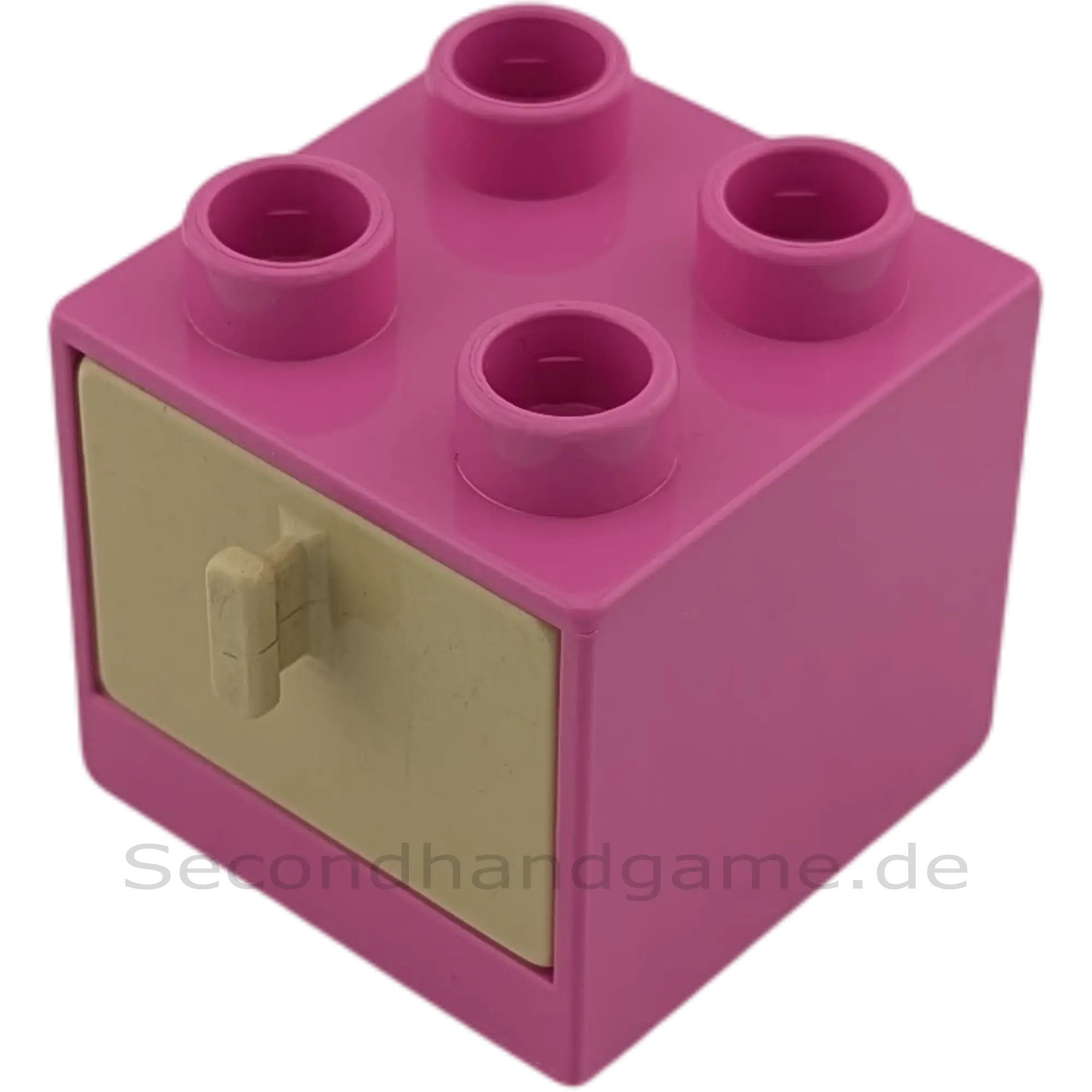 Lego Duplo 4890 Regal Schrank Pink mit beiger Schublade