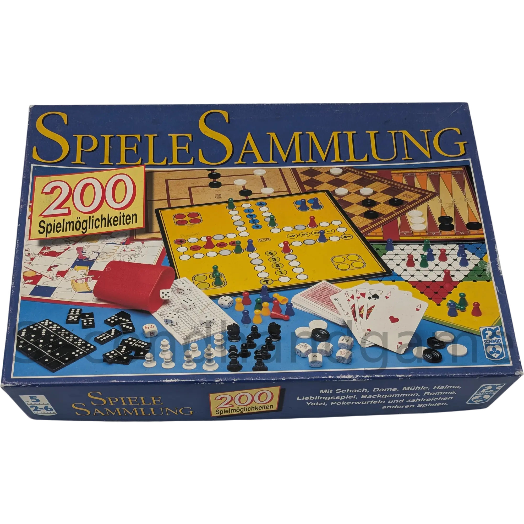 FX Schmid Spiele Sammlung 200 Spielmöglichkeiten 891162