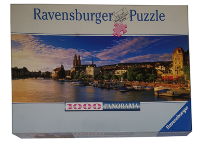 Ravensburger Panorama Puzzle 1000 Teile 151073 Abendstimmung in Zürich