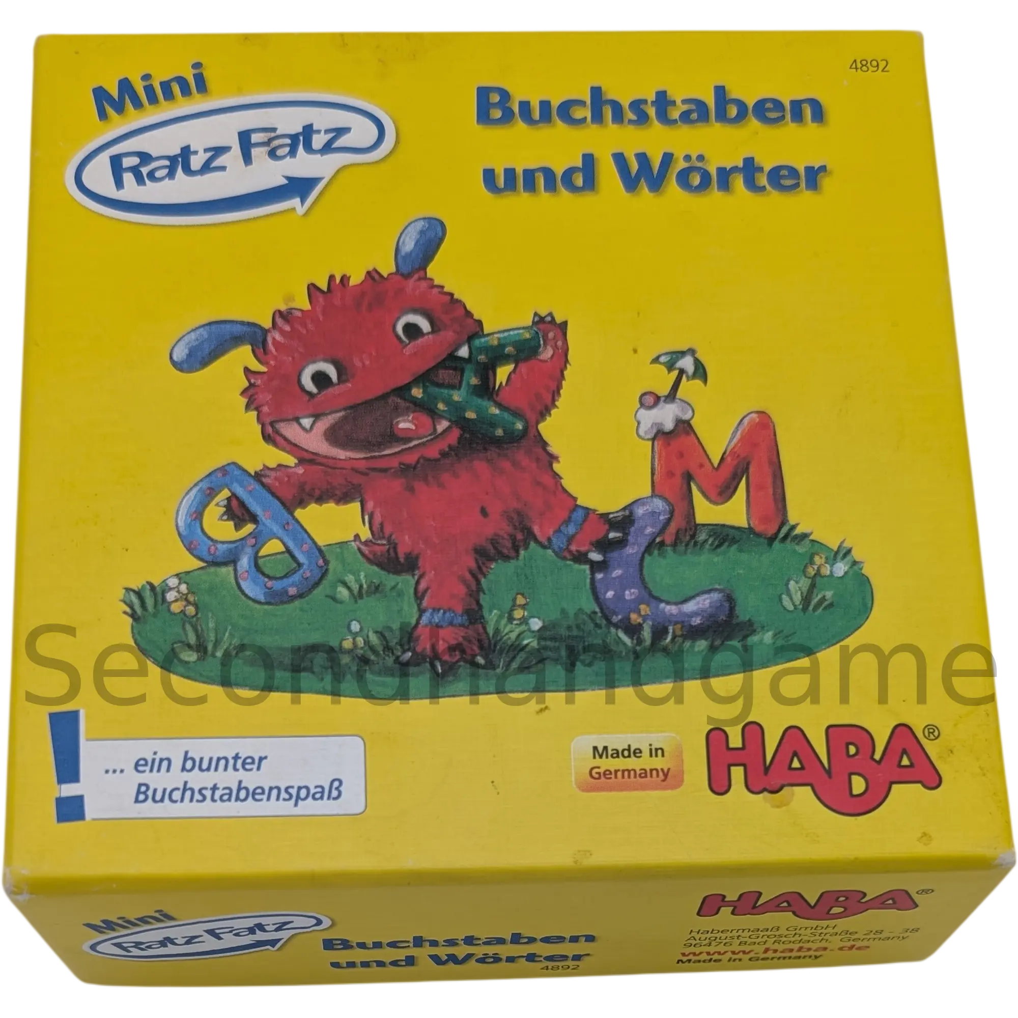 HABA Mini Ratz Fatz Buchstaben und Wörter 4892