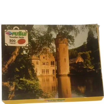 Noris Puzzle Traveller-Serie 500 Teile Schloß-Mespelbrunn