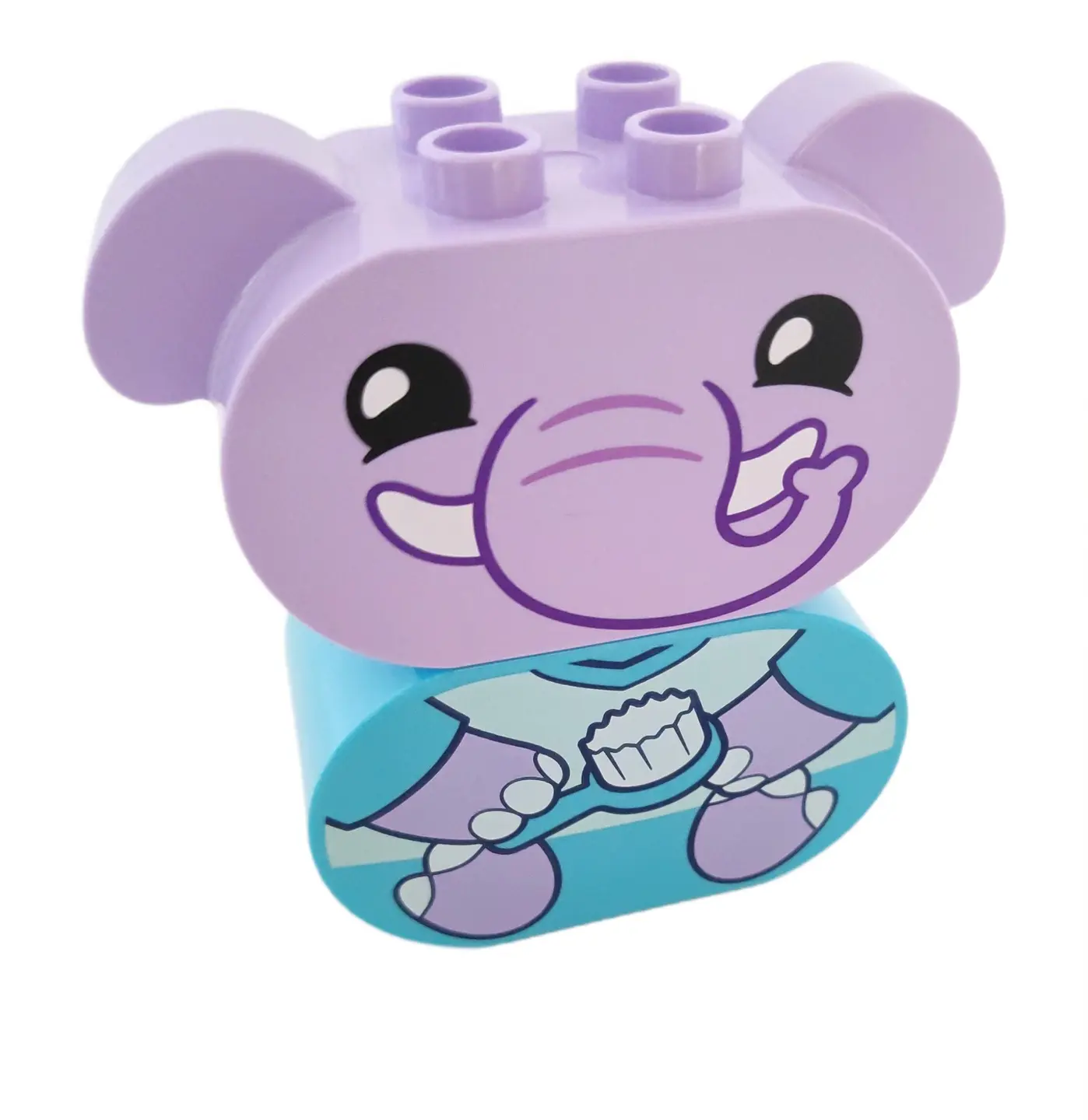 Lego Duplo Elefant mit Zahnbürste