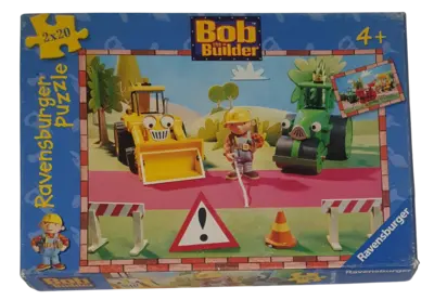 Ravensburger Puzzle 2 x 20 Teile Puzzle Bob der Baumeister beim Straßenbau 090303