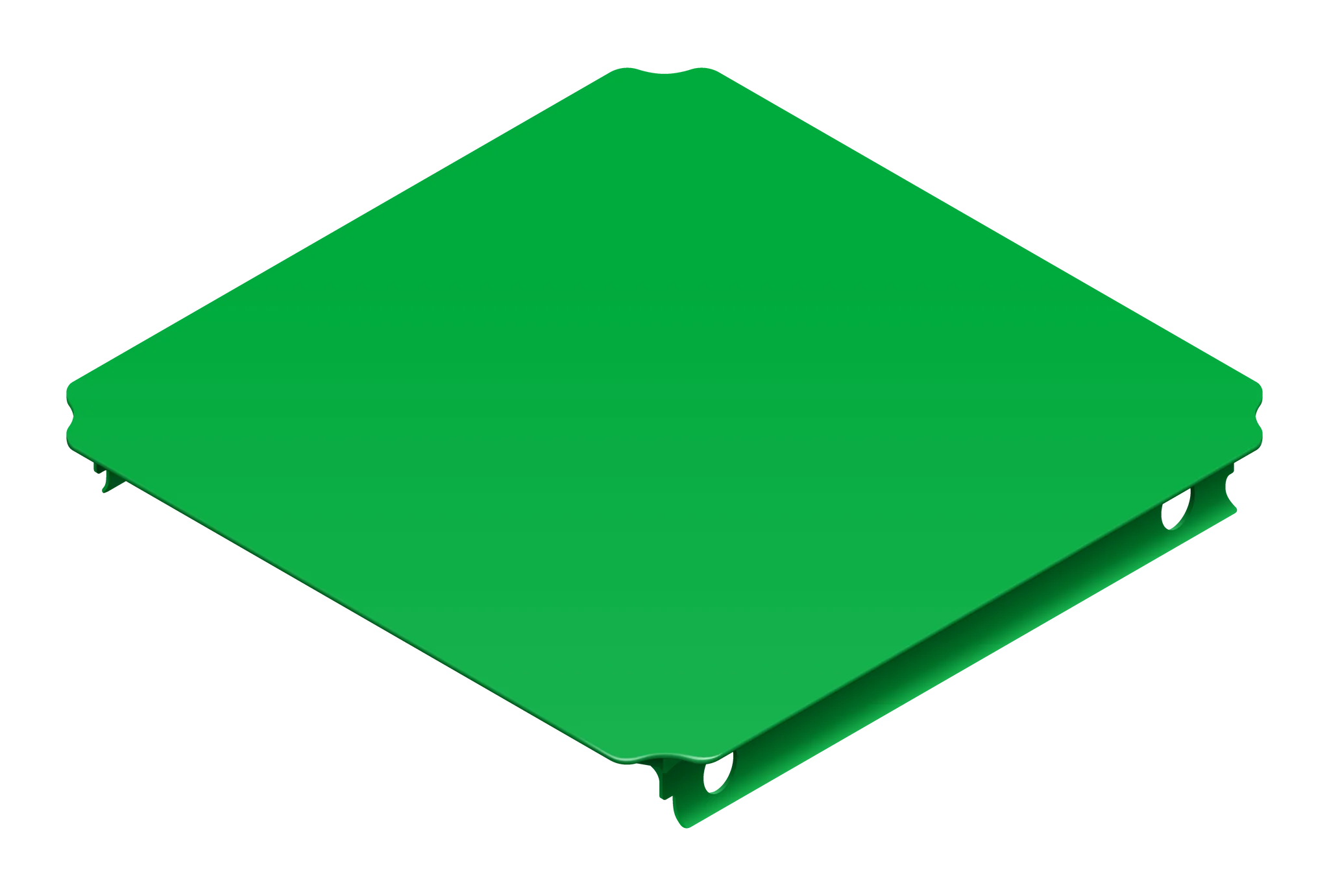 QUADRO Platte 40 × 40 cm 00403 Grün