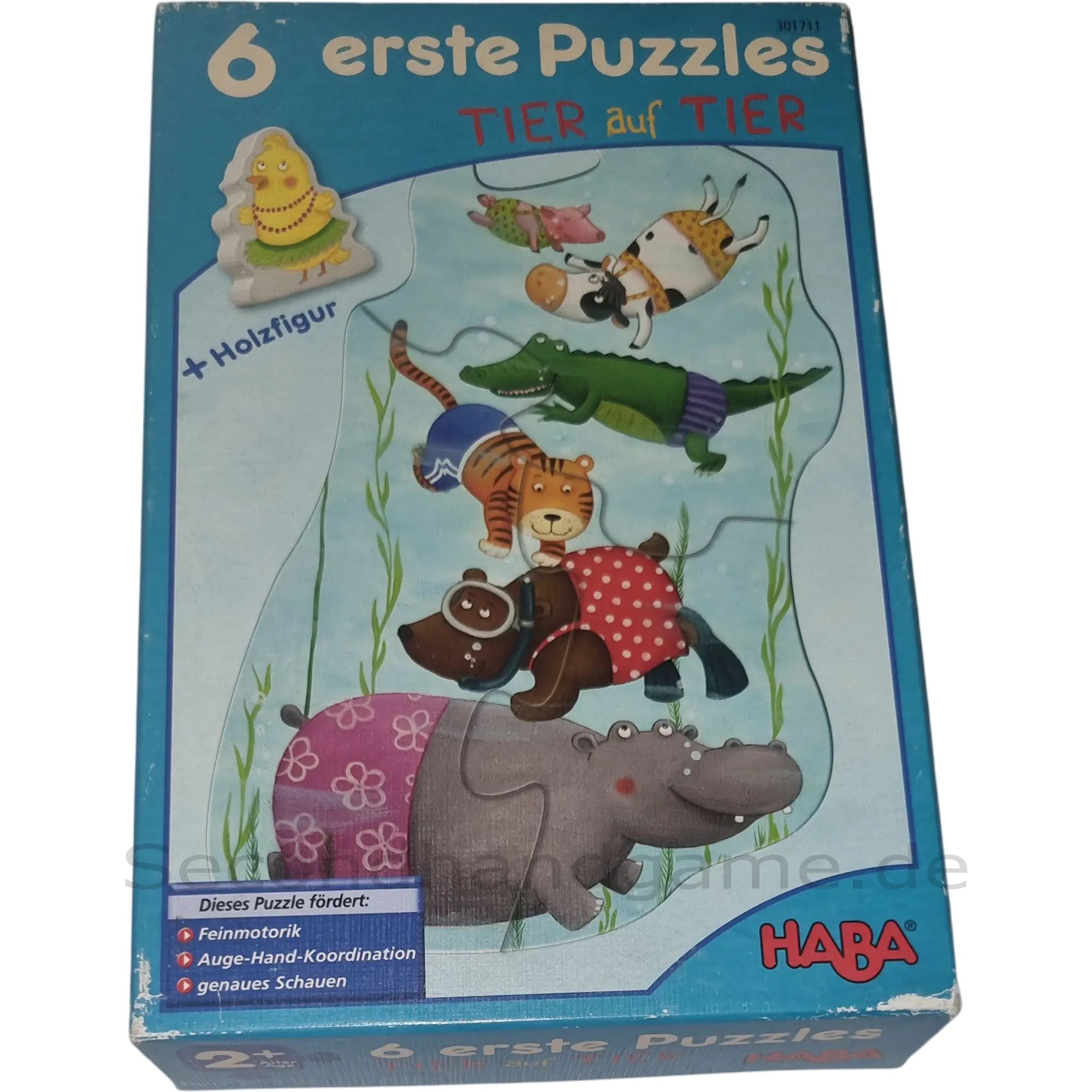 Haba 6 erste Puzzles Tier auf Tier 301711 ab 2 Jahre Haba 6 erste Puzzles Tier auf Tier 301711 ab 2 Jahre