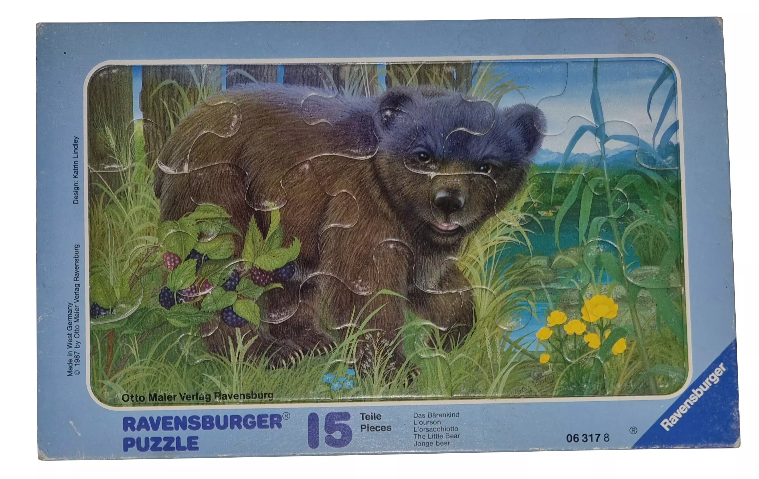 Ravensburger Rahmenpuzzle 15 Teile Das Bärenkind 063178