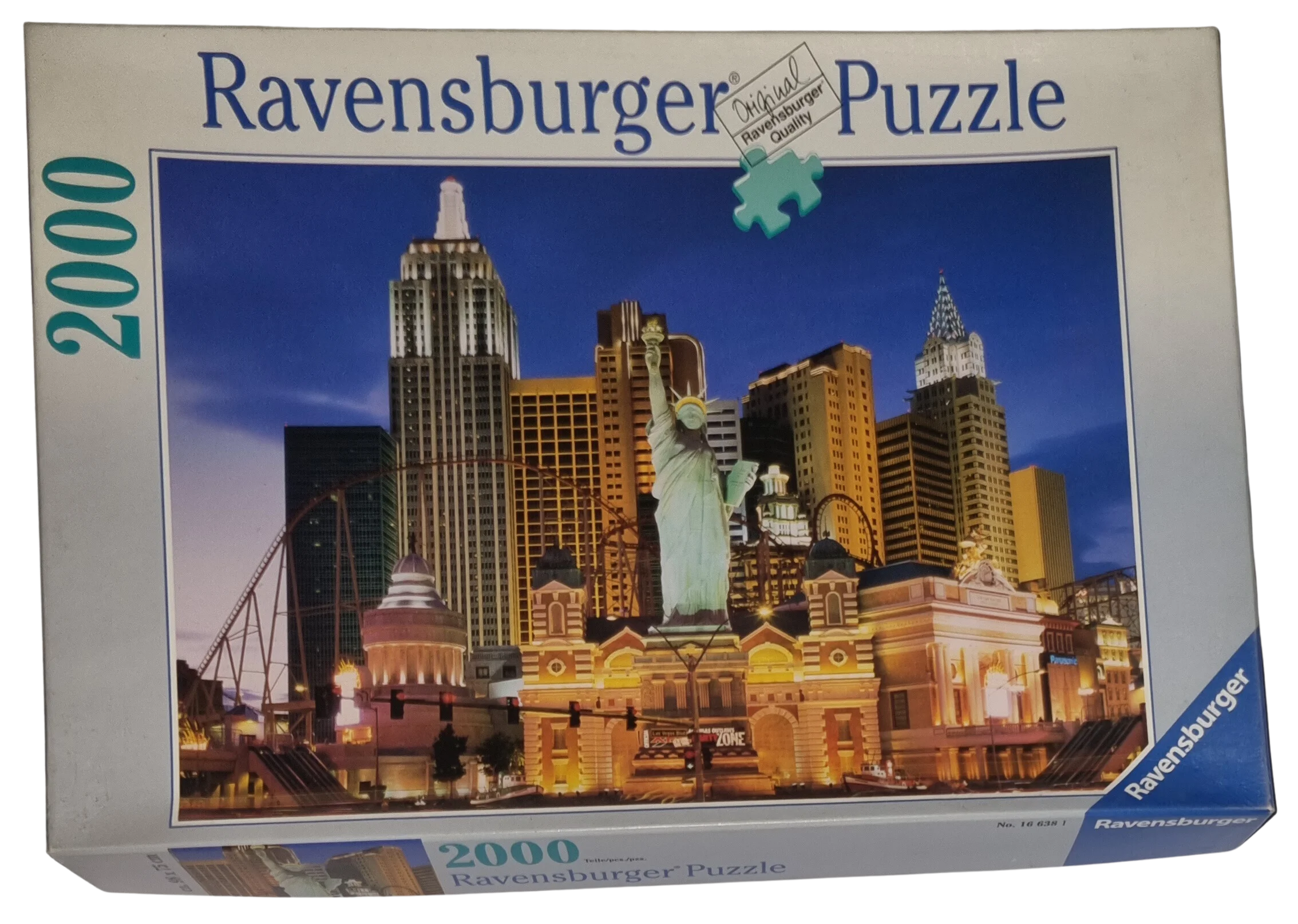 Ravensburger Puzzle 2000 Teile 166381 USA Las Vegas New York