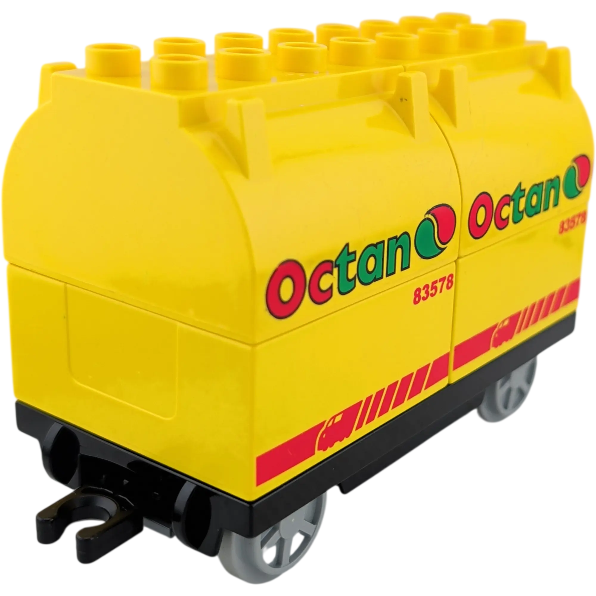 Lego Duplo Eisenbahn Anhänger Zug Container Octan Gelb Rot Grün