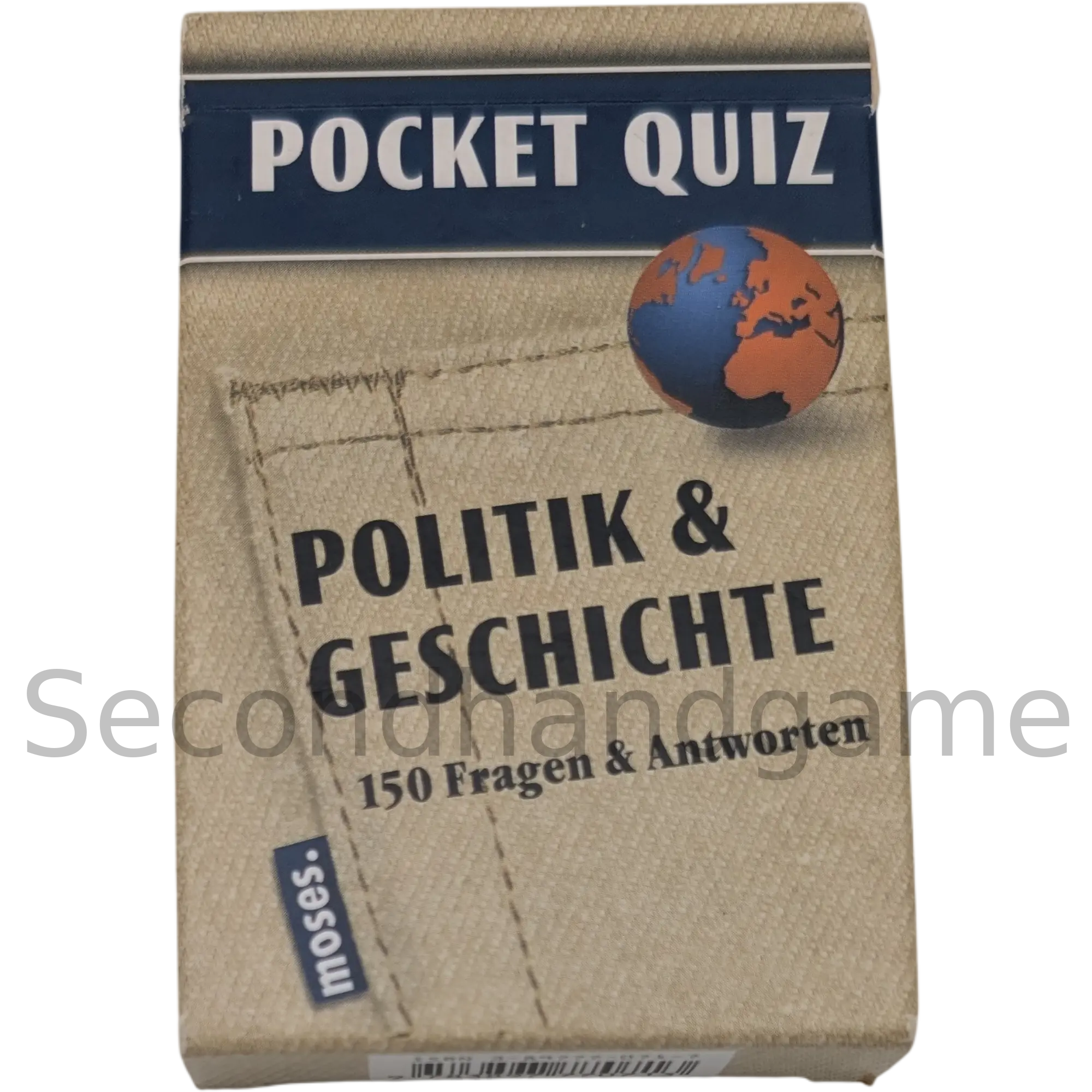 Moses Pocket Quiz Politik & Geschichte 150 Fragen & Antworten