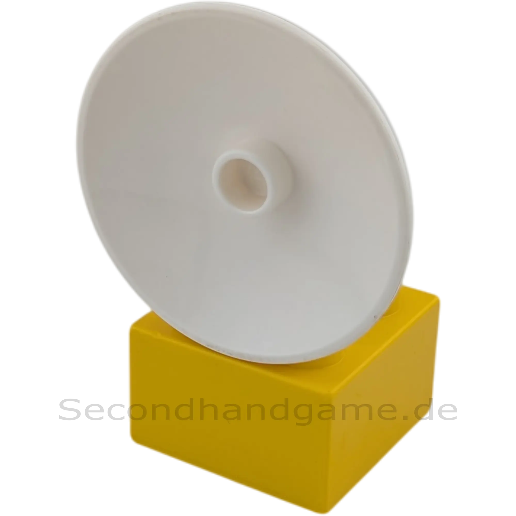 Lego Duplo 19849 Antenne weiß auf gelbem Stein