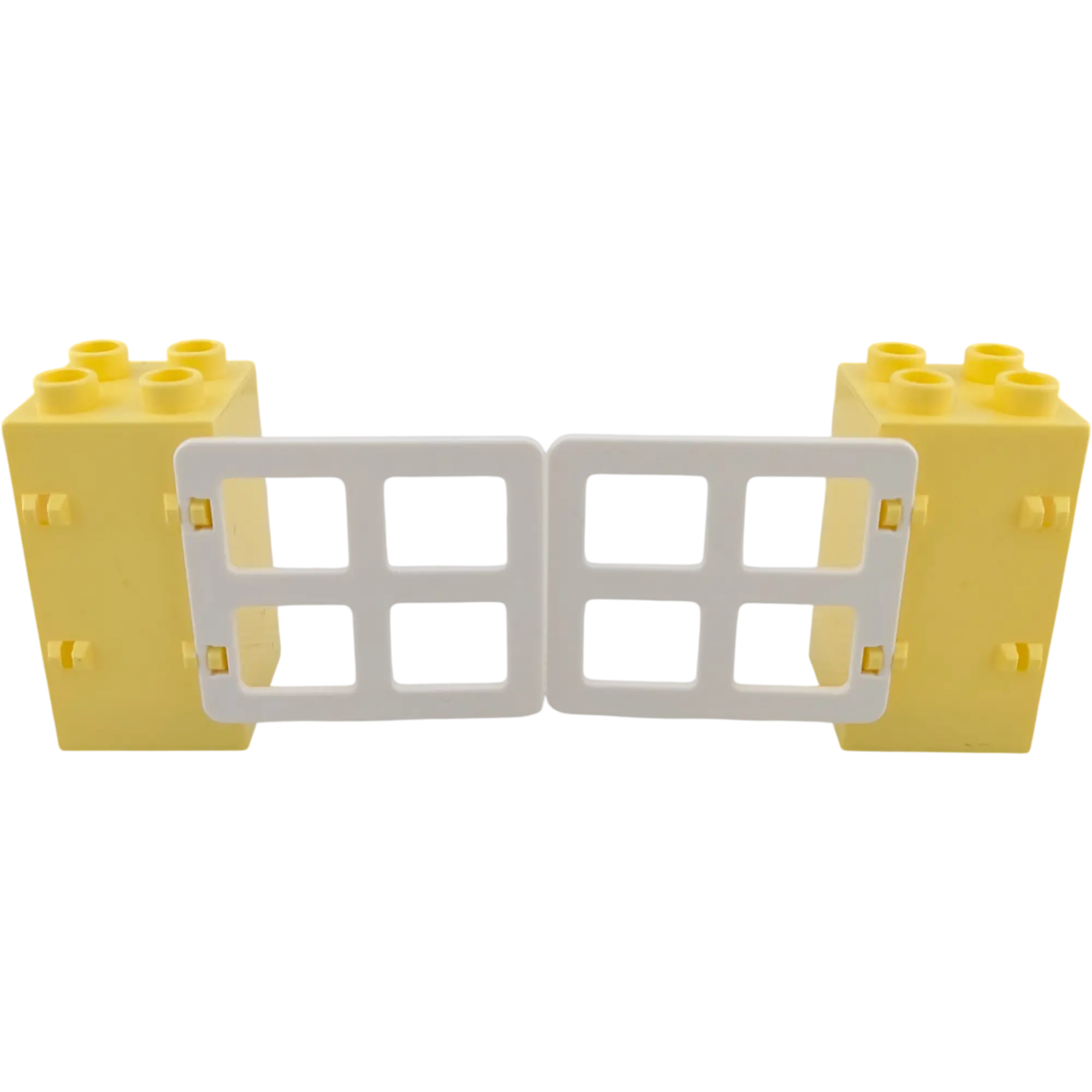 Lego Duplo 16087 Hoftür Hellgelb Schwingtür Weiß