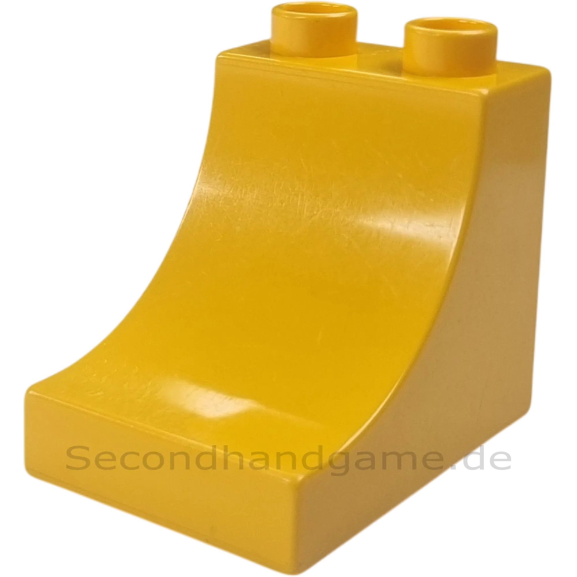 Lego Duplo 2301 Stein Halbrund Rampe Gelborange