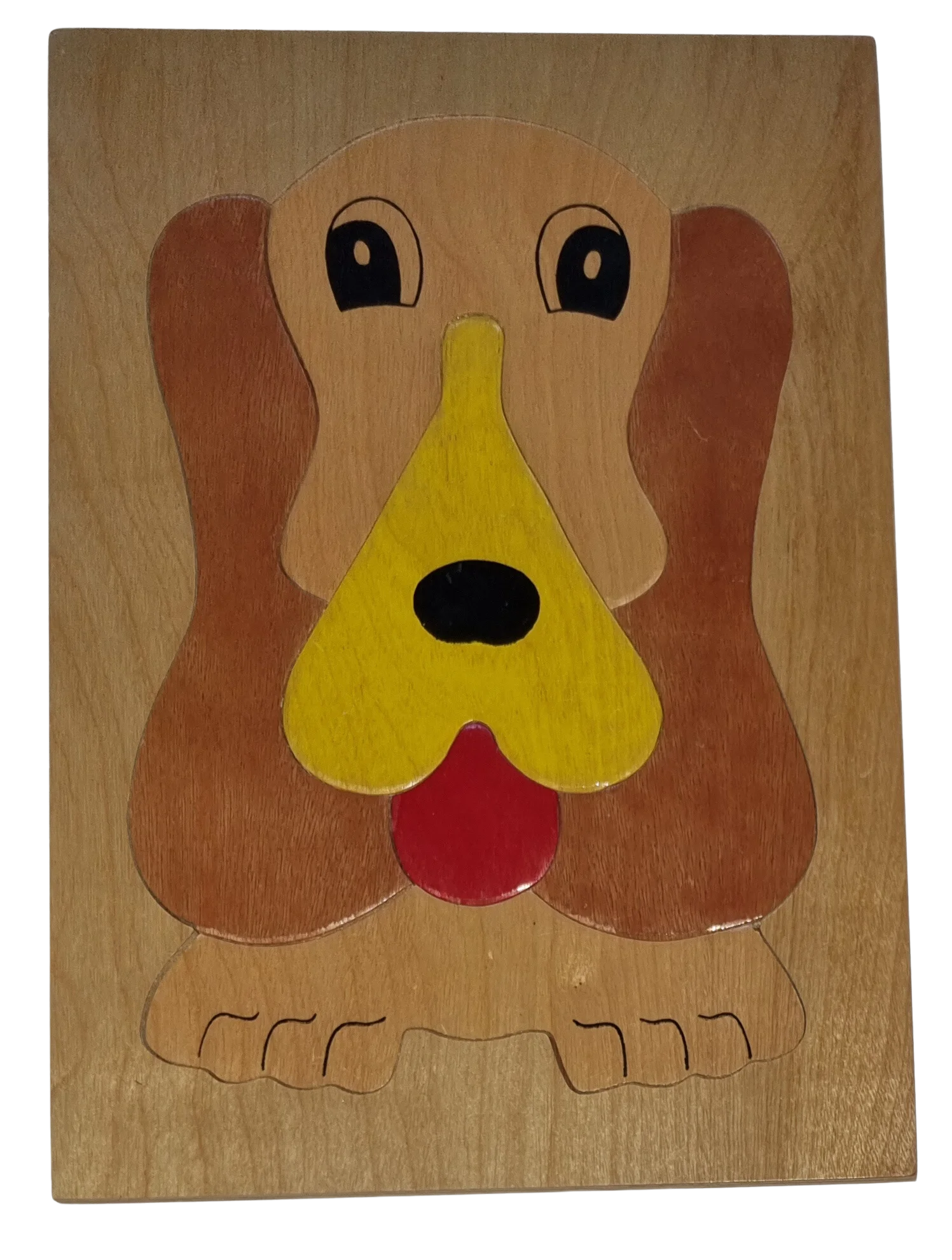 Holzpuzzle Hund 6 Teile