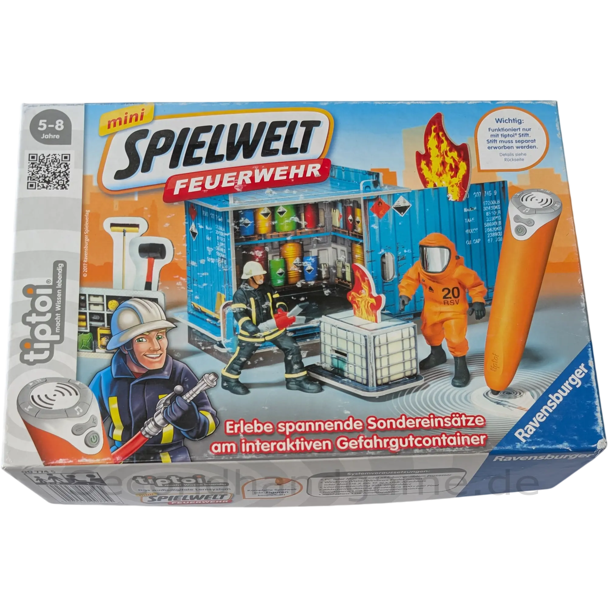 Ravensburger Tiptoi Mini Spielwelt Feuerwehr ab 5 Jahren