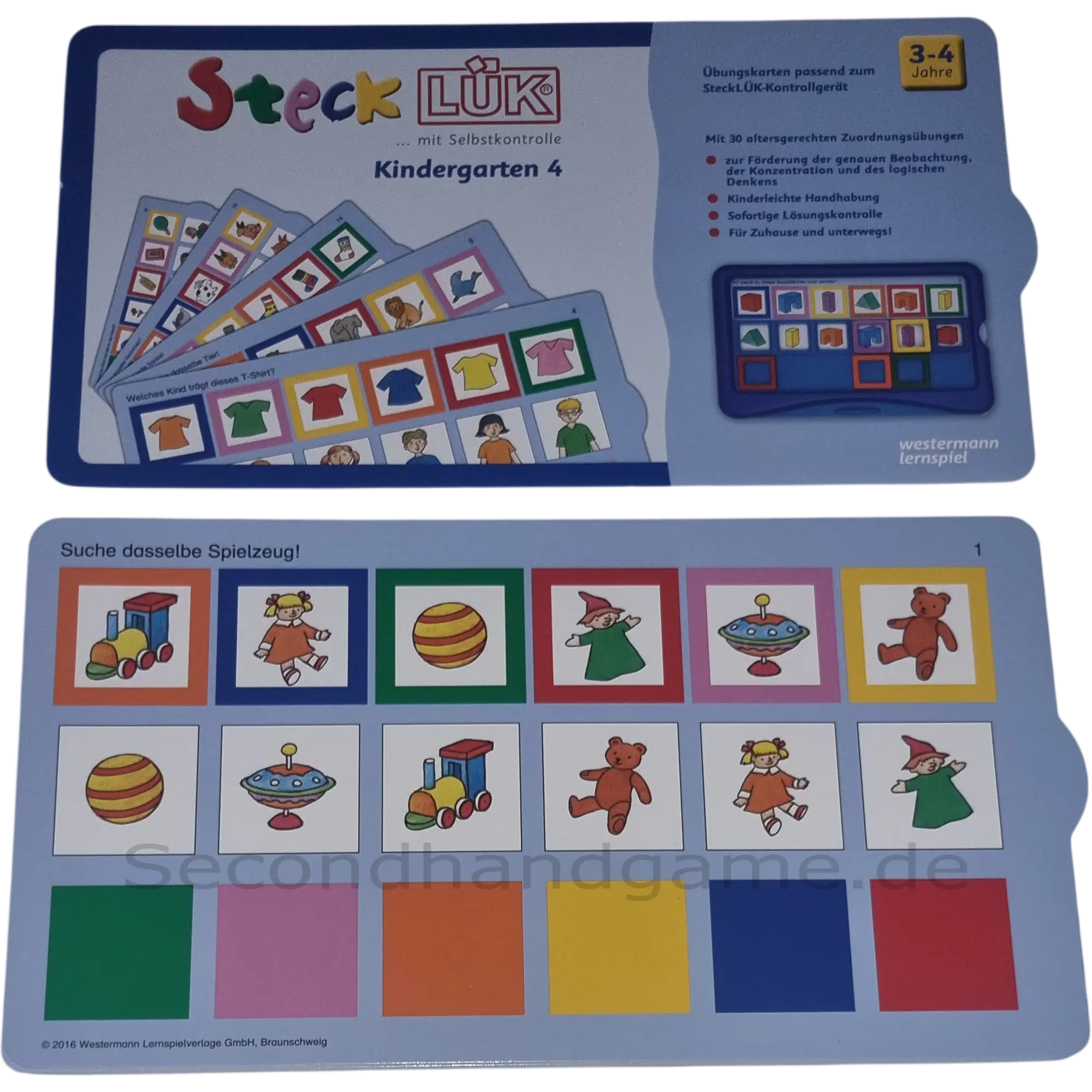 Steck LÜK Spiele Kindergarten 4