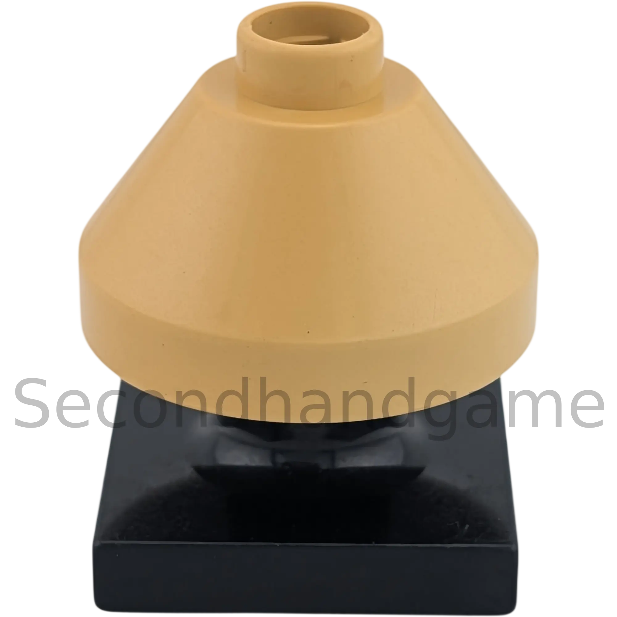 Lego Duplo Lampe Beige Klein und schwarzer Ständer