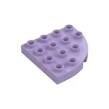 Lego Duplo 98218 Platte 4x4 Rund Helllila