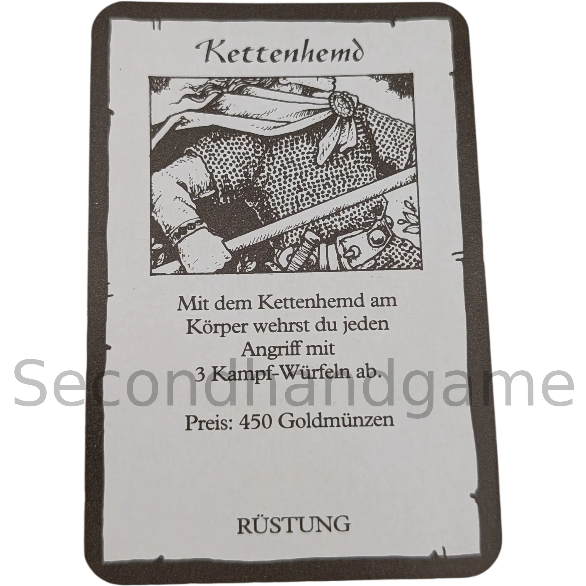 MB Hero Quest Master Ausrüstung Rüstung Kettenhemd