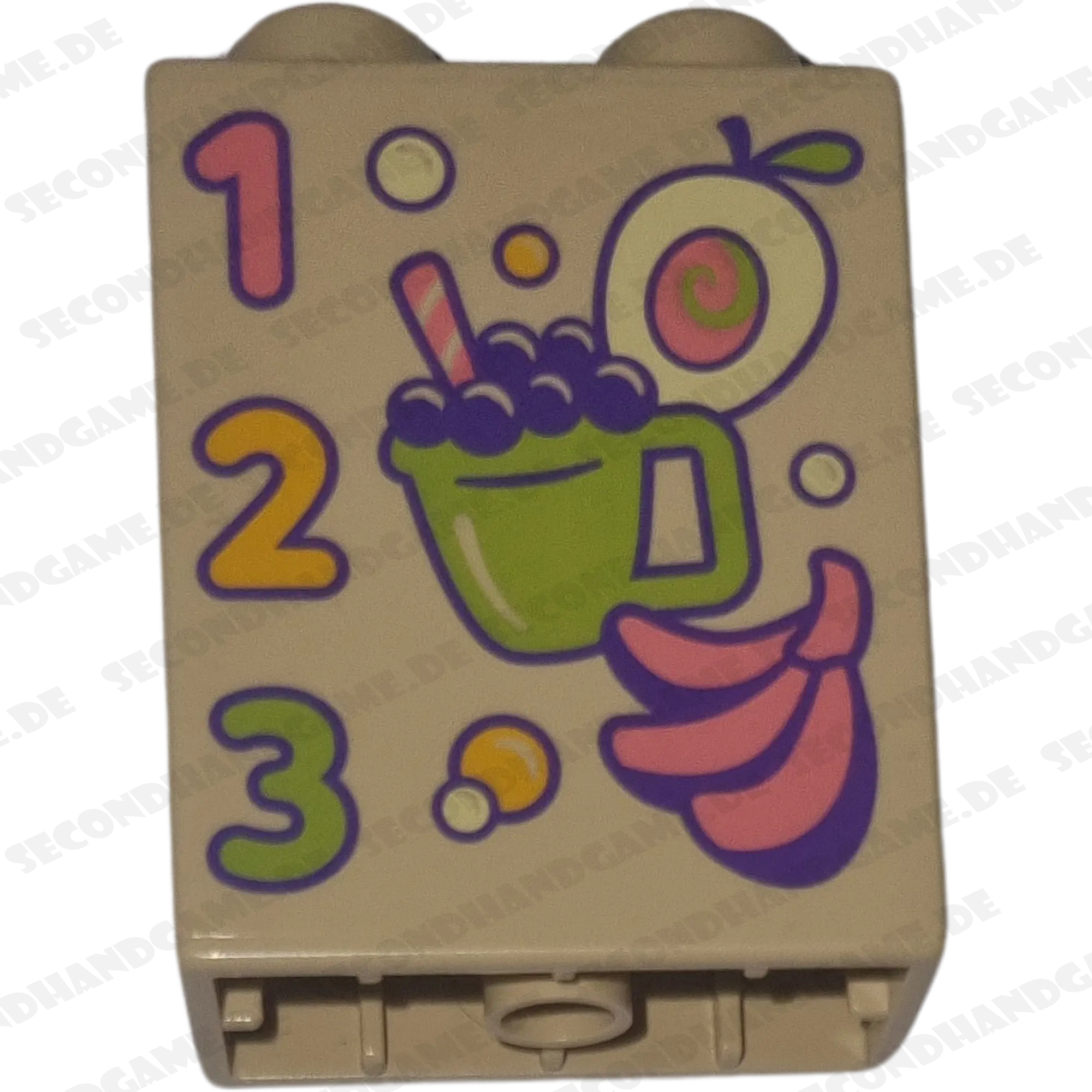 Lego Duplo 4066 Stein 1x2x2 Beige Rezept Smoothie