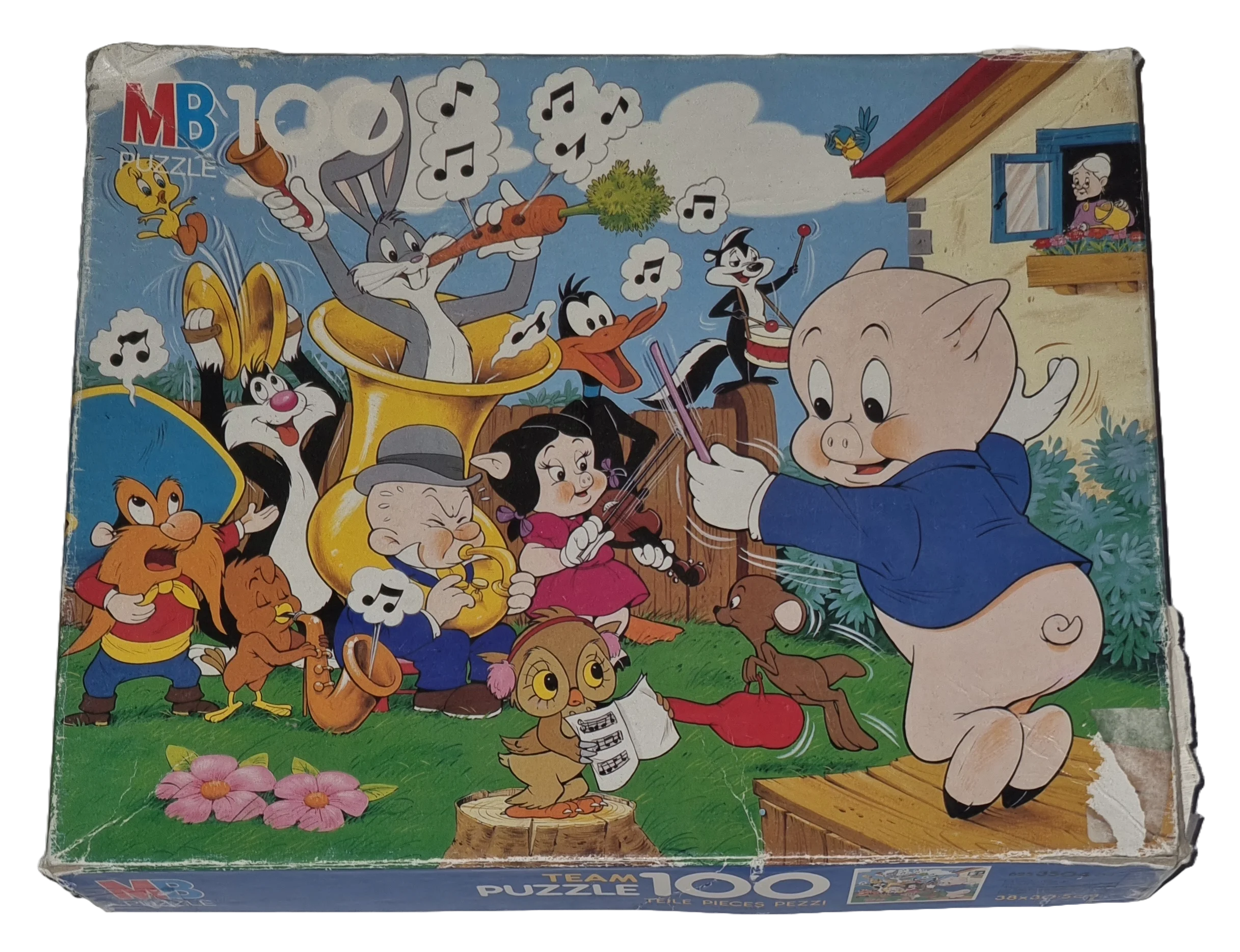 MB Team Serie Puzzle 100 Teile 3504 Bugs Bunny