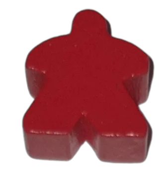 Carcassonne Ersatzfigur Rot oder weitere Farben