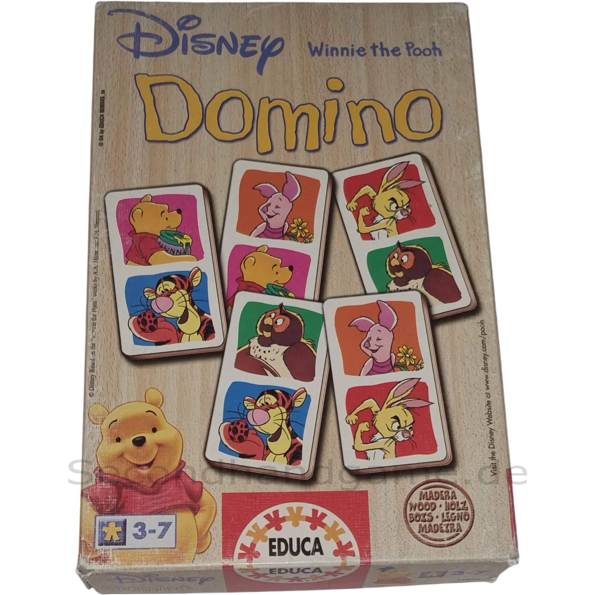 Educa Disney Winnie the Pooh Domino Holz