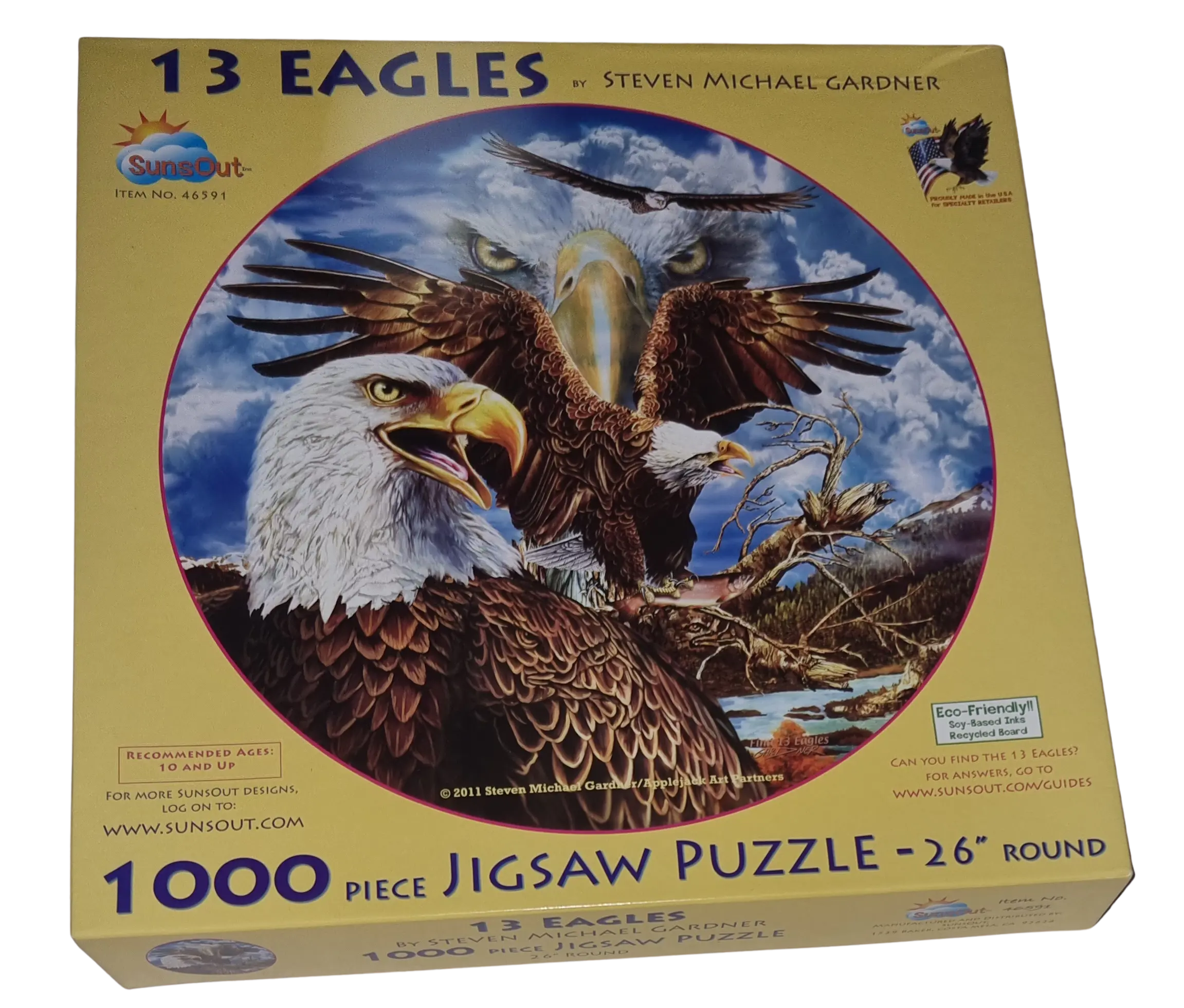 Sunsout Rundpuzzle 1000 Teile 13 Eagles 46591 Adler