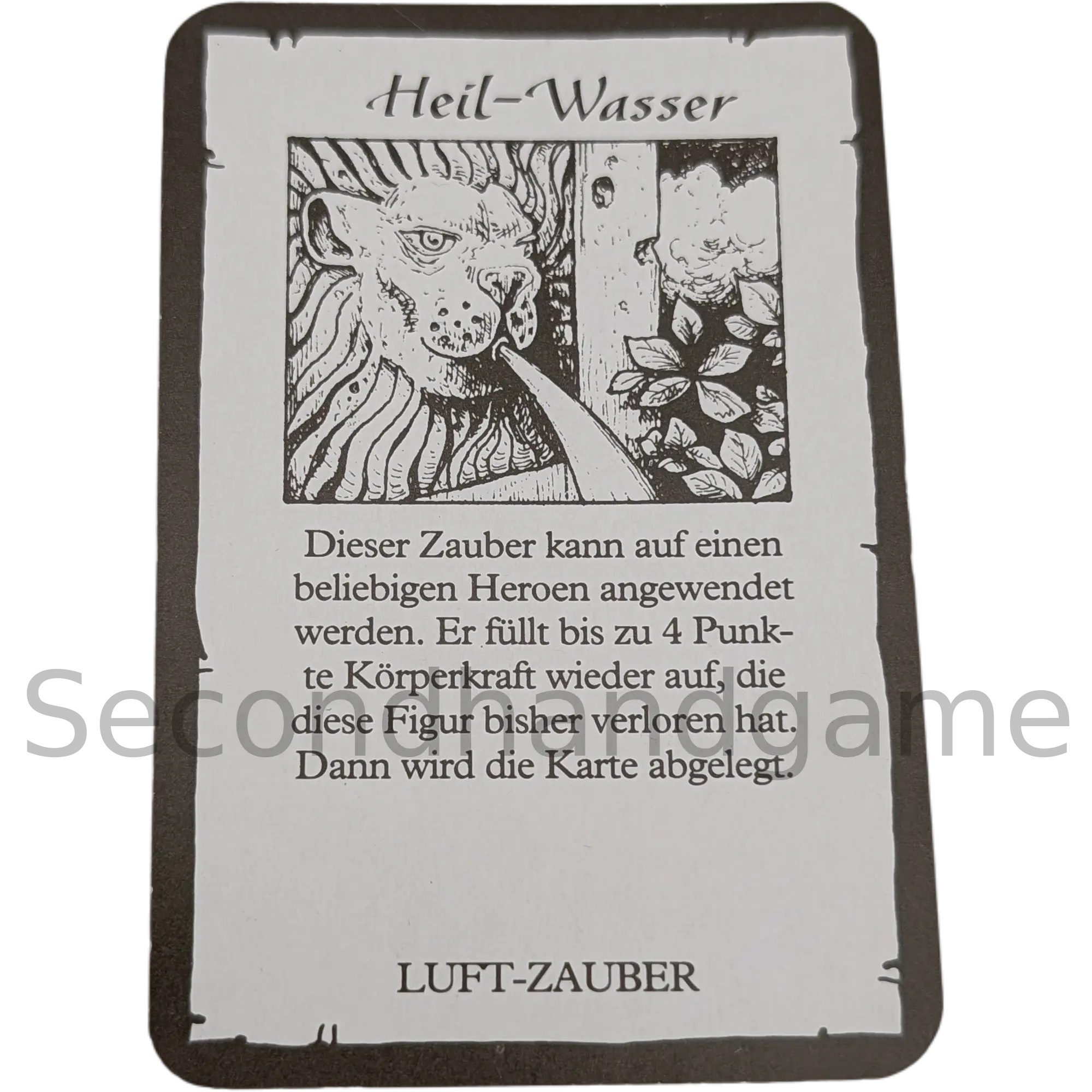 MB Hero Quest Master Wasserzauber Heil-Wasser