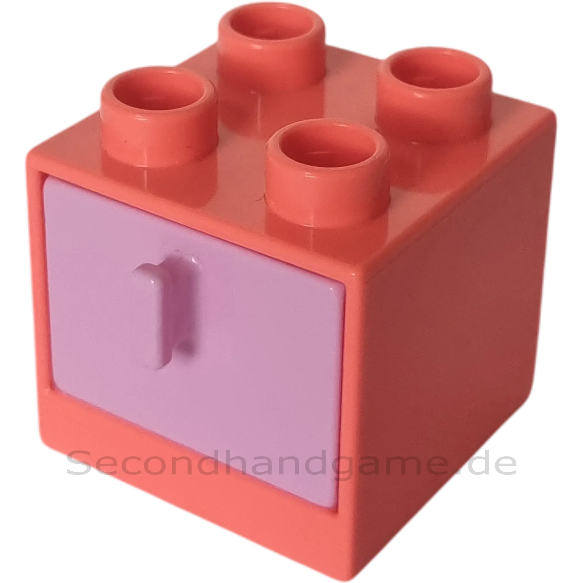 Lego Duplo 4890 Regal Schrank Knallpink mit Schublade Lila